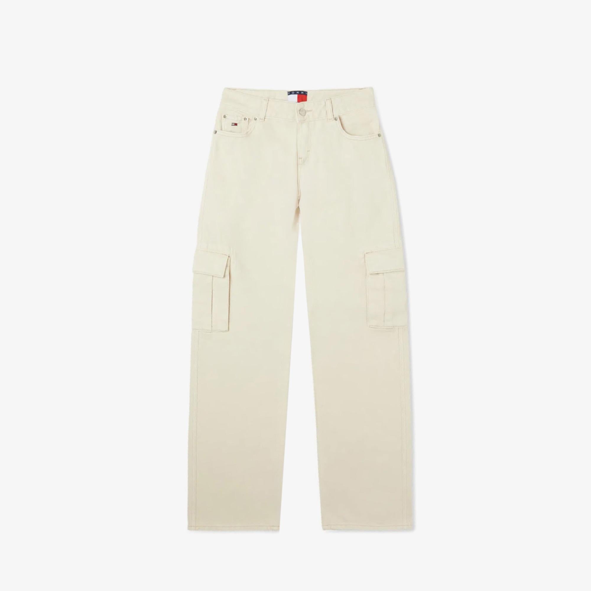 Tommy Jeans Sophie Denim Kadın Krem Pantolon