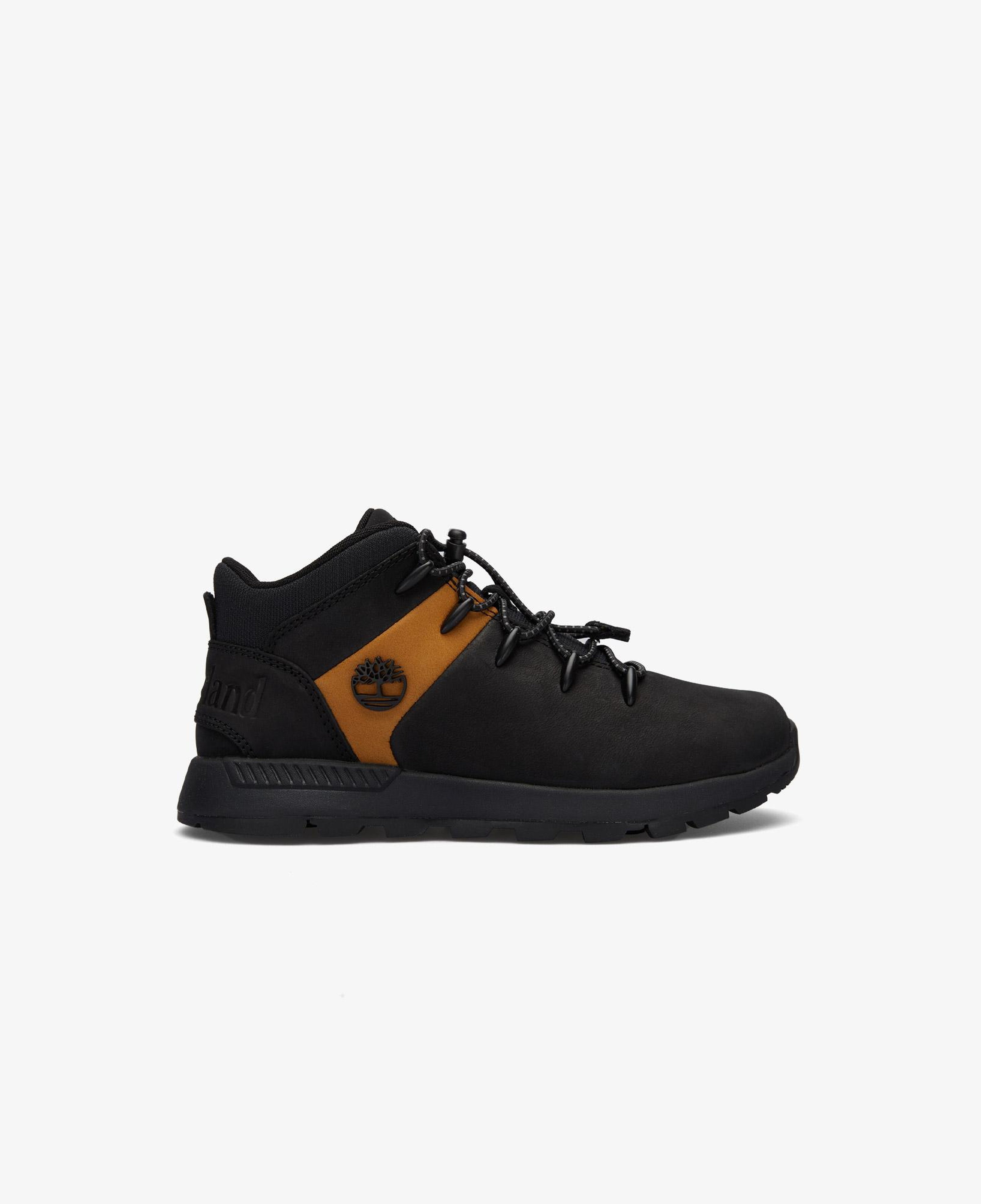 Timberland Sprint Trekker Mid Bungee Çocuk Siyah Outdoor Ayakkabı