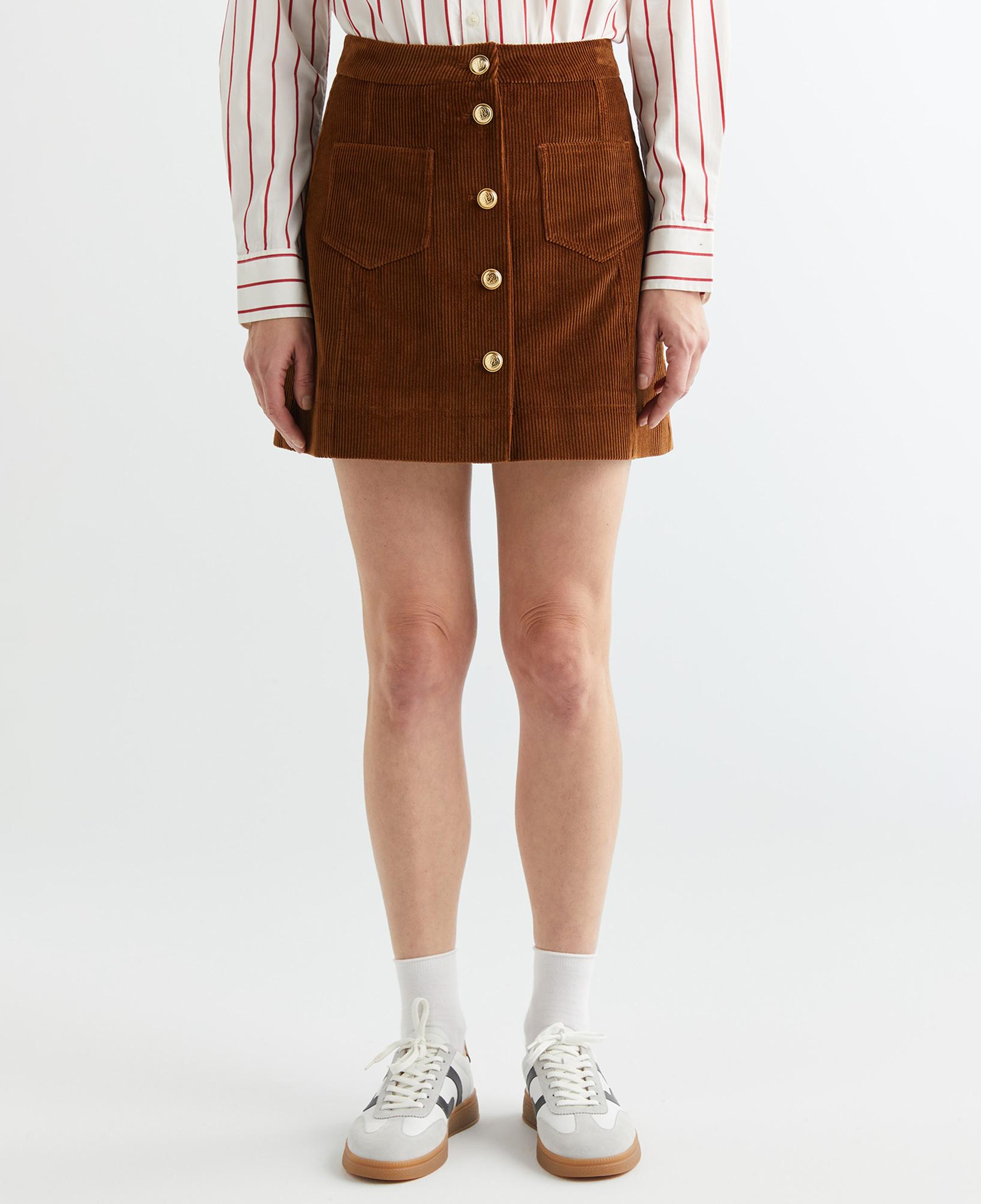 GANT Kadın Kahverengi Regular Fit Etek
