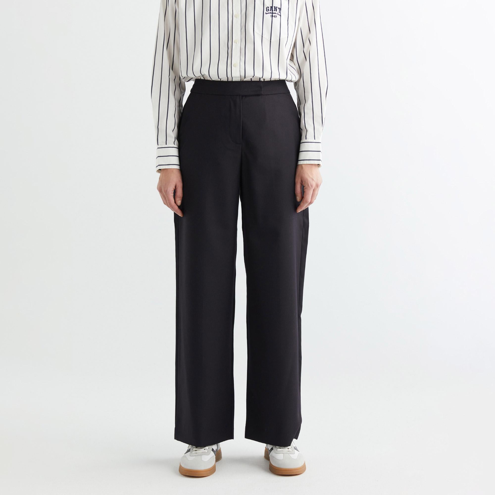 GANT Kadın Siyah Slim Fit Pantolon