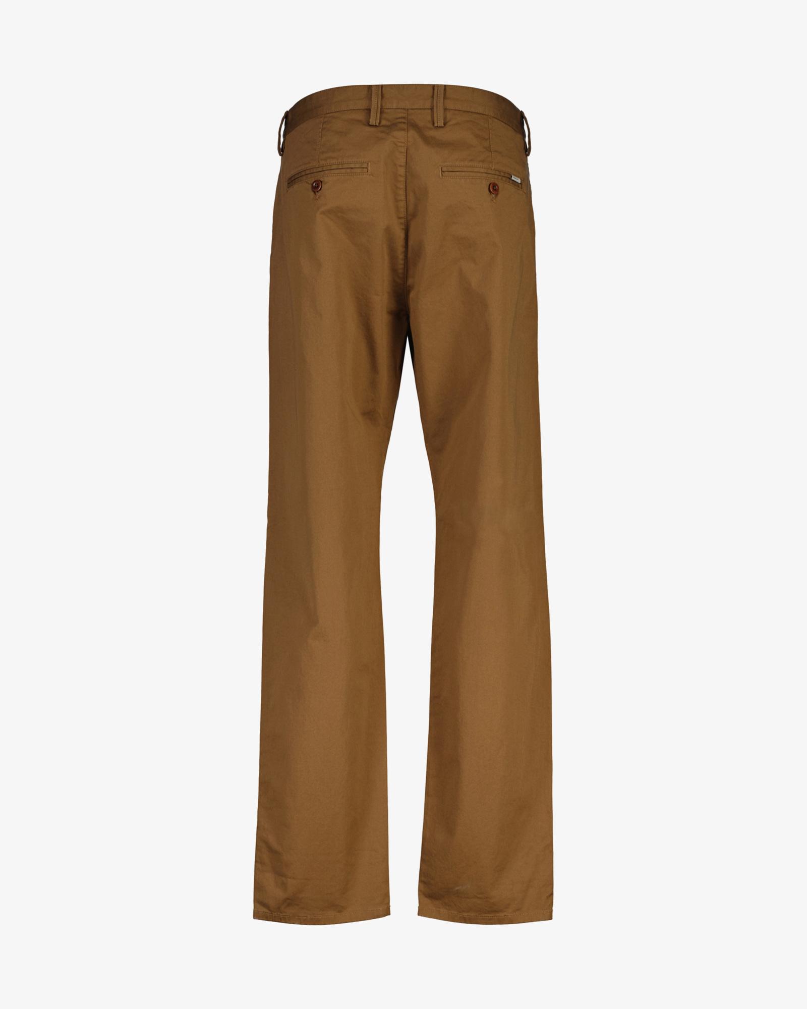GANT Erkek Kahverengi Regular Fit Chino Pantolon