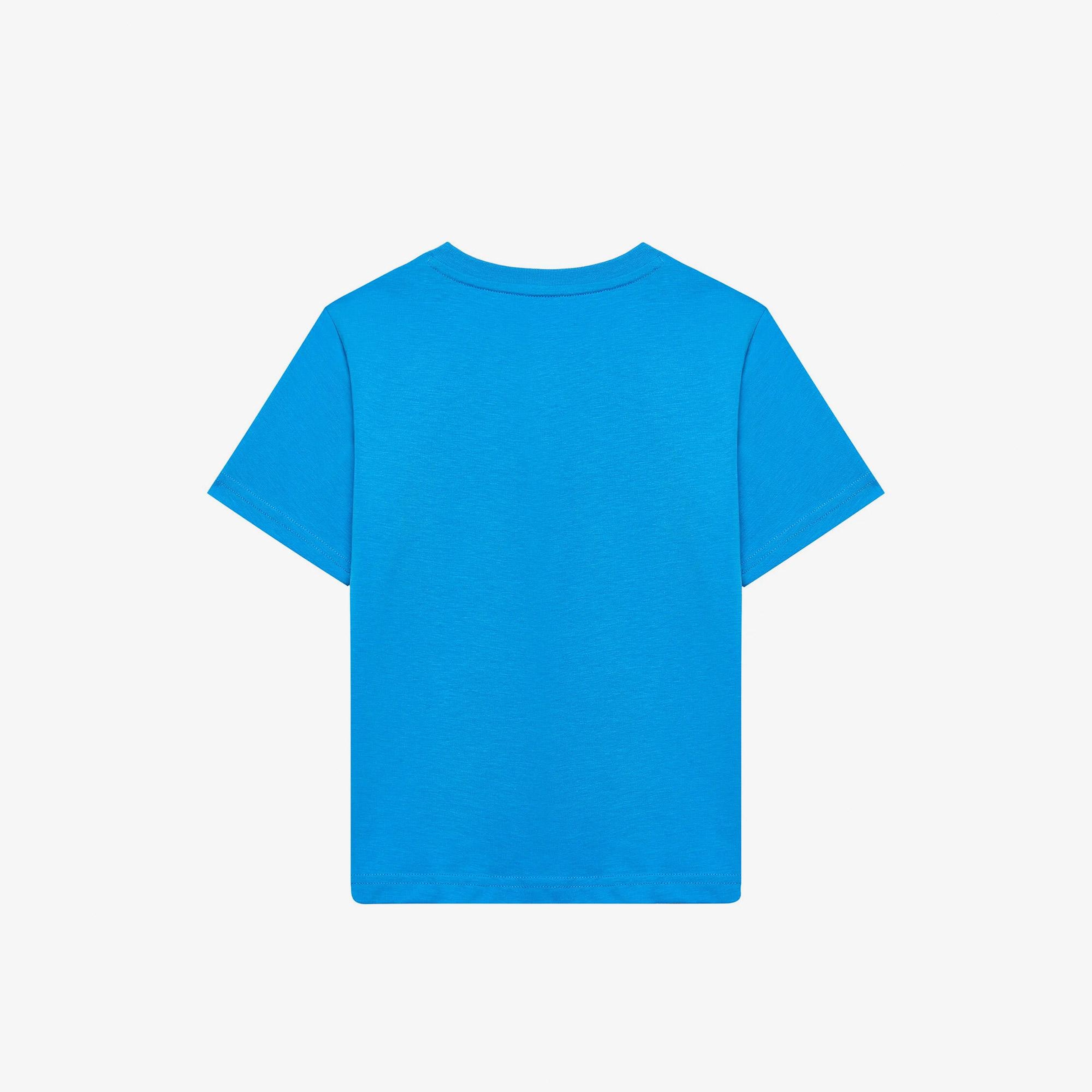 Skechers Graphic Çocuk Mavi T-Shirt