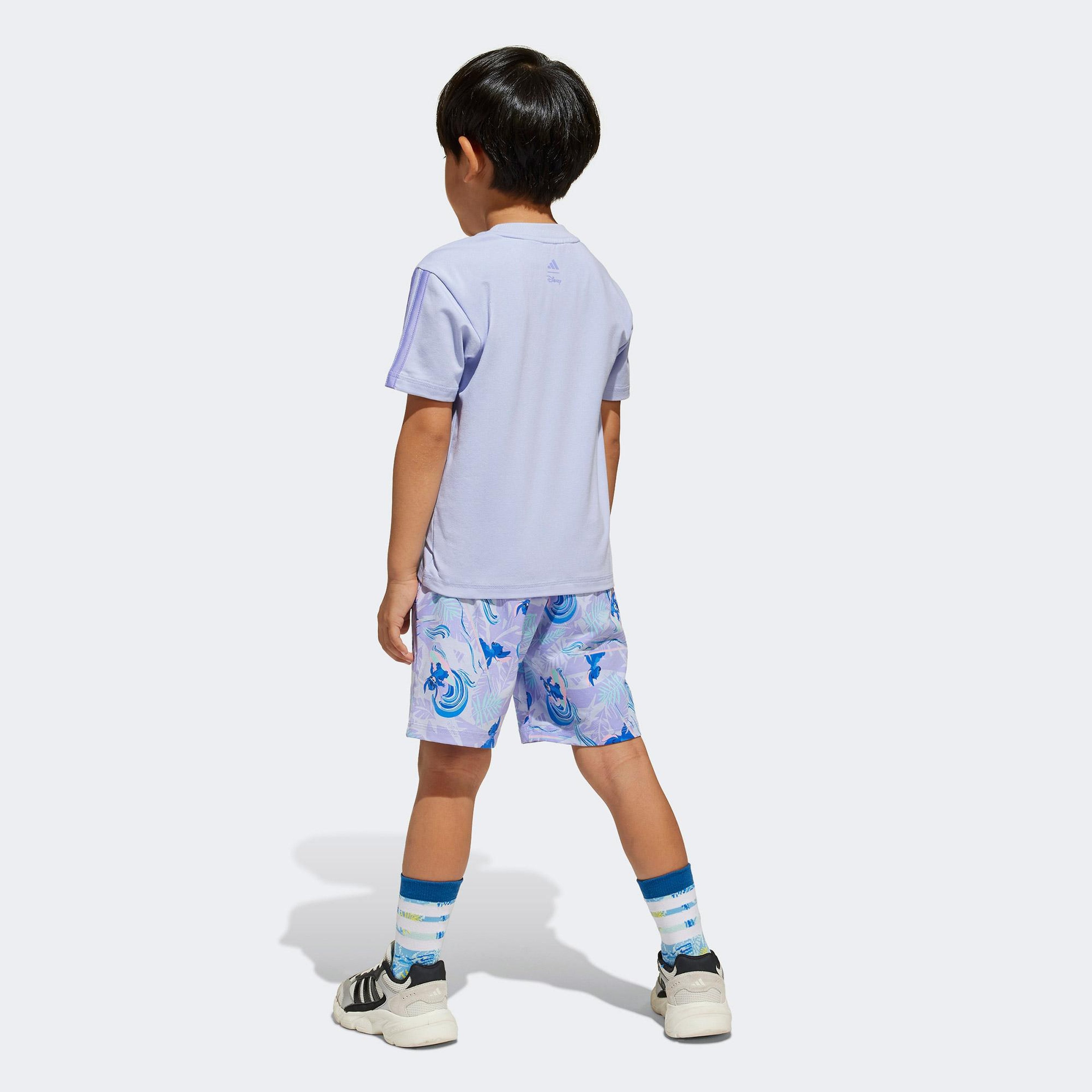 adidas Disney Lilo&Stich Çocuk Mor T-Shirt