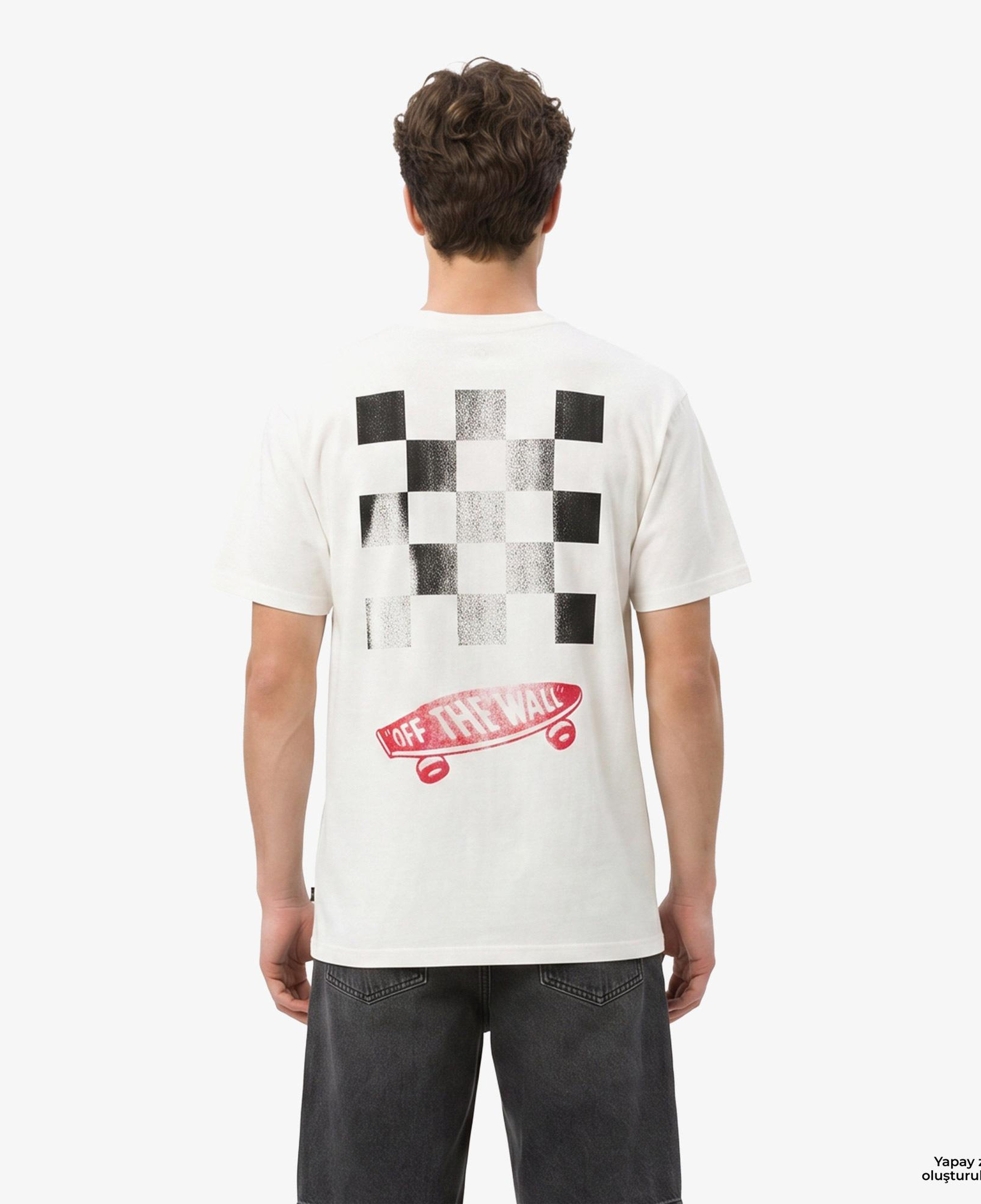 Vans Full Deck Erkek Beyaz T-Shirt