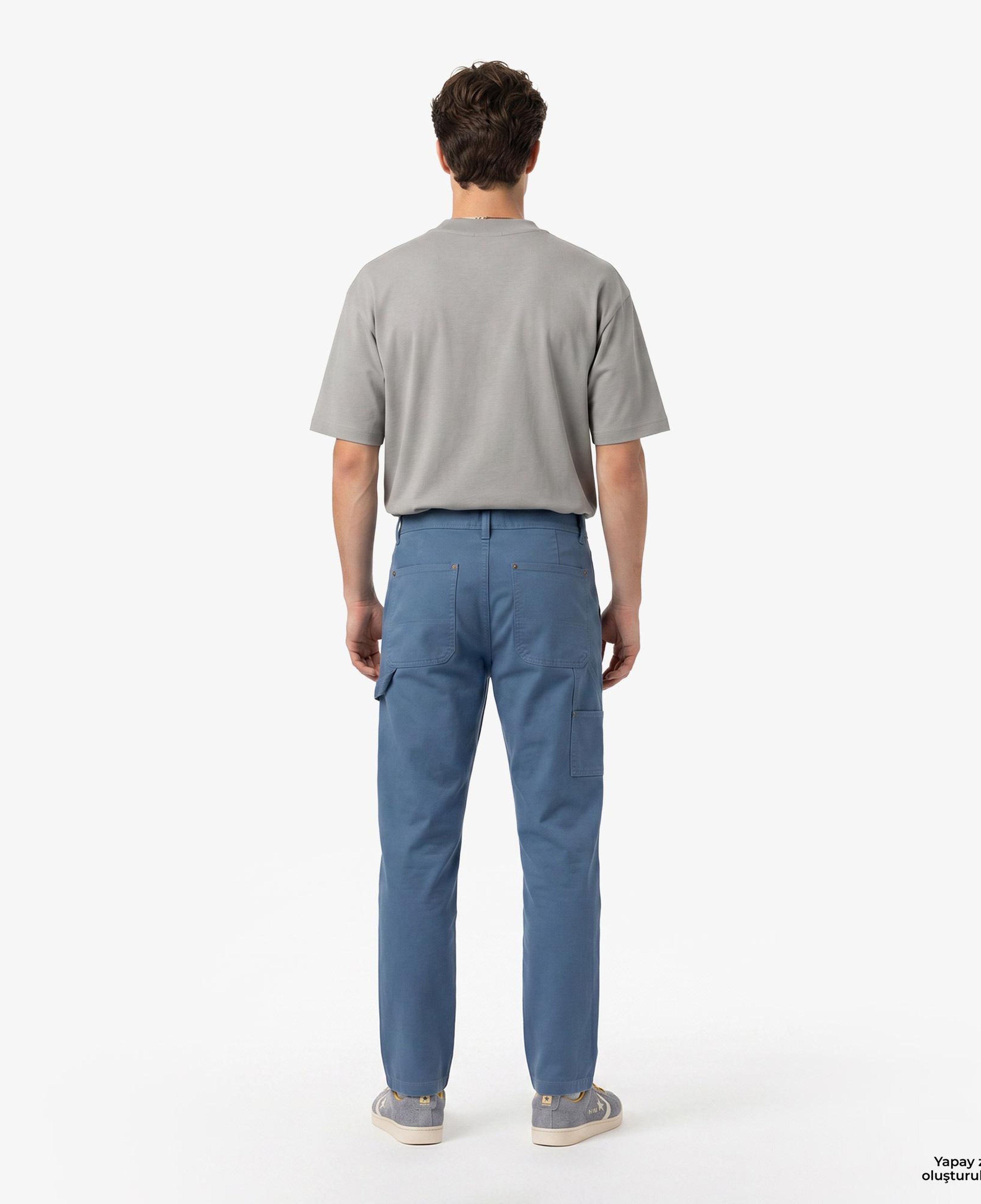 Hugo Boss Tapered Fit Erkek Mavi Pantolon