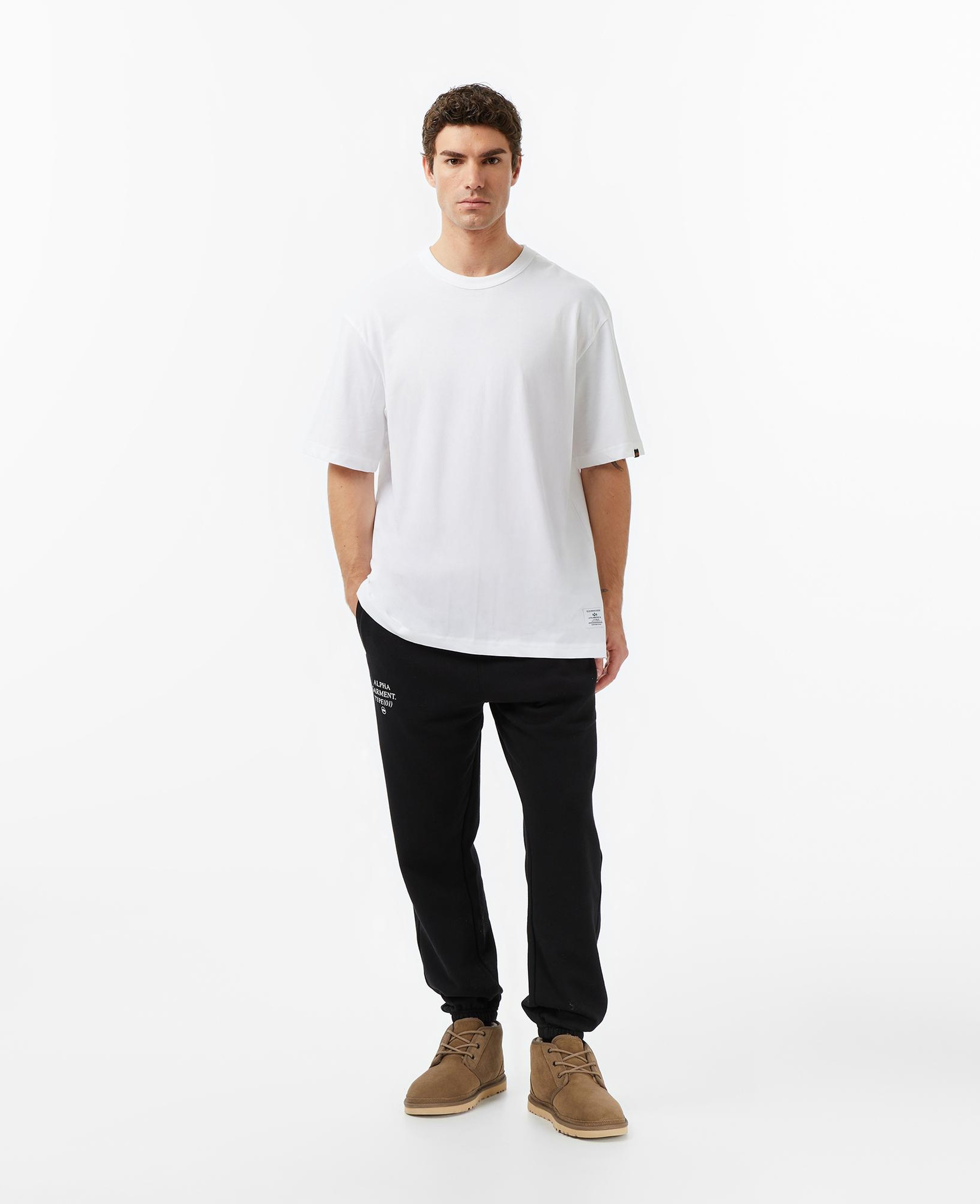 Alpha Industries Uniform Relaxed Fit Erkek Siyah Eşofman Altı