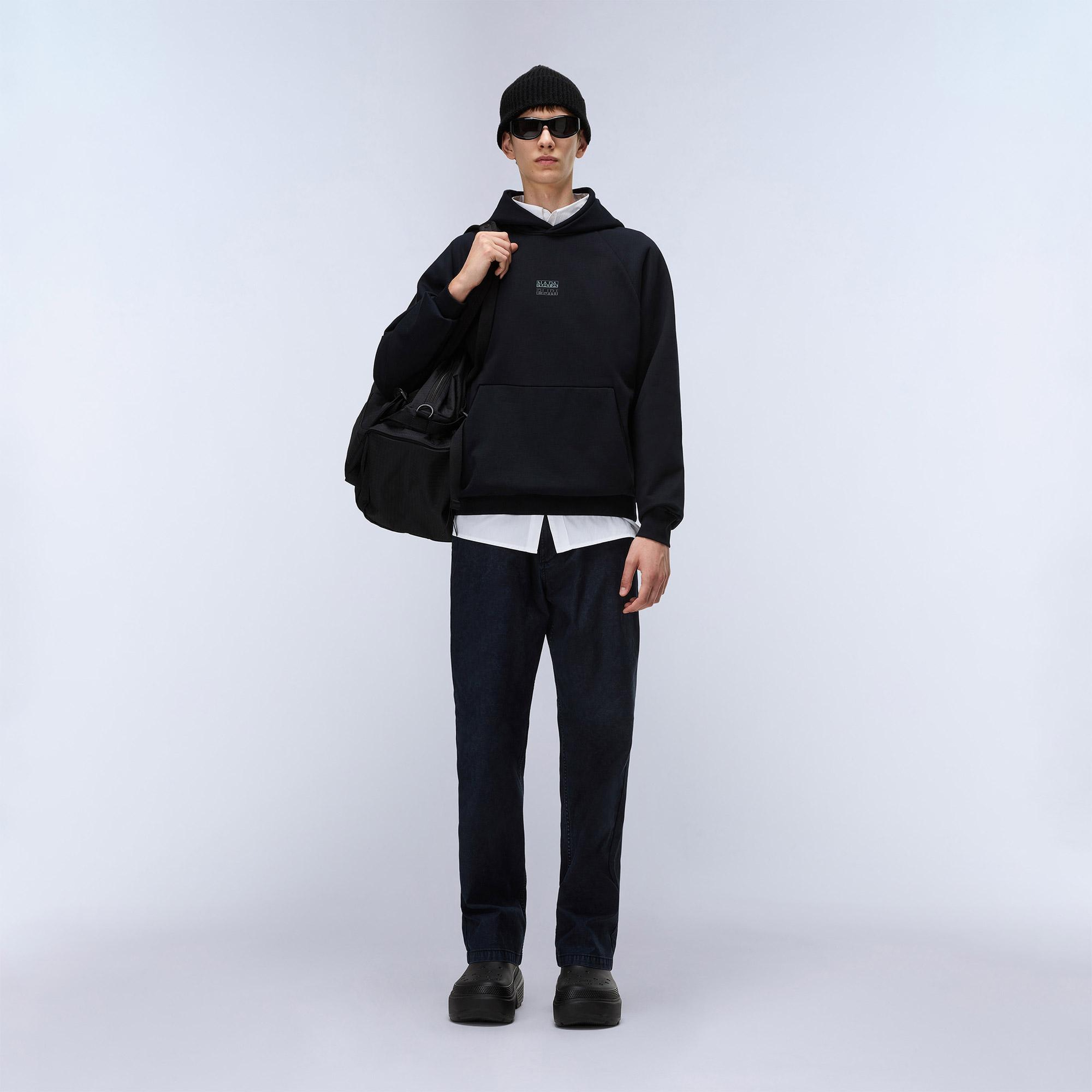 Napapijri Lys Full Zip Erkek Siyah Sweatshirt