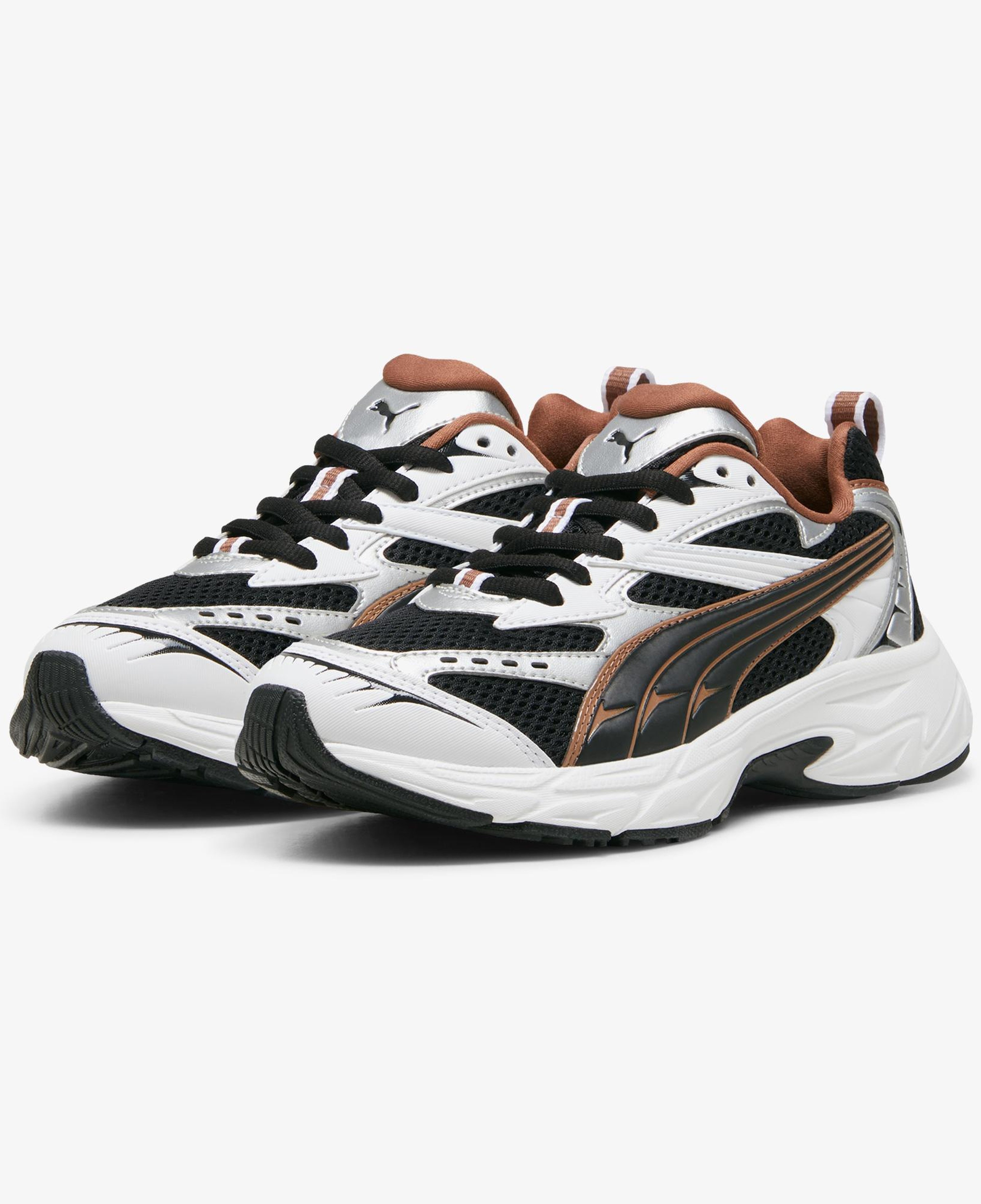 Puma Morphic Metallic Wns Kadın Siyah Spor Ayakkabı
