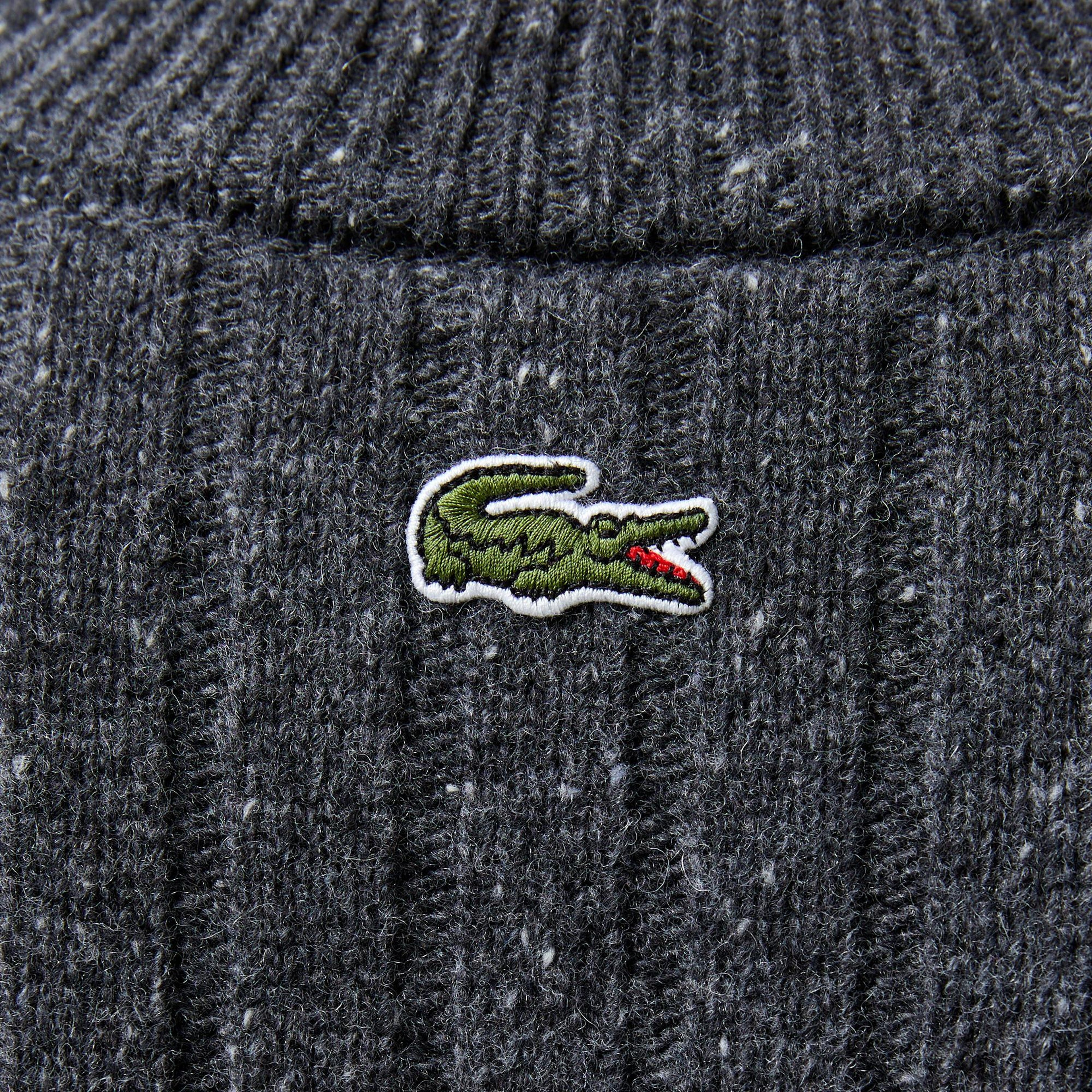 Lacoste Kadın Gri Yün Karışımlı Elbise