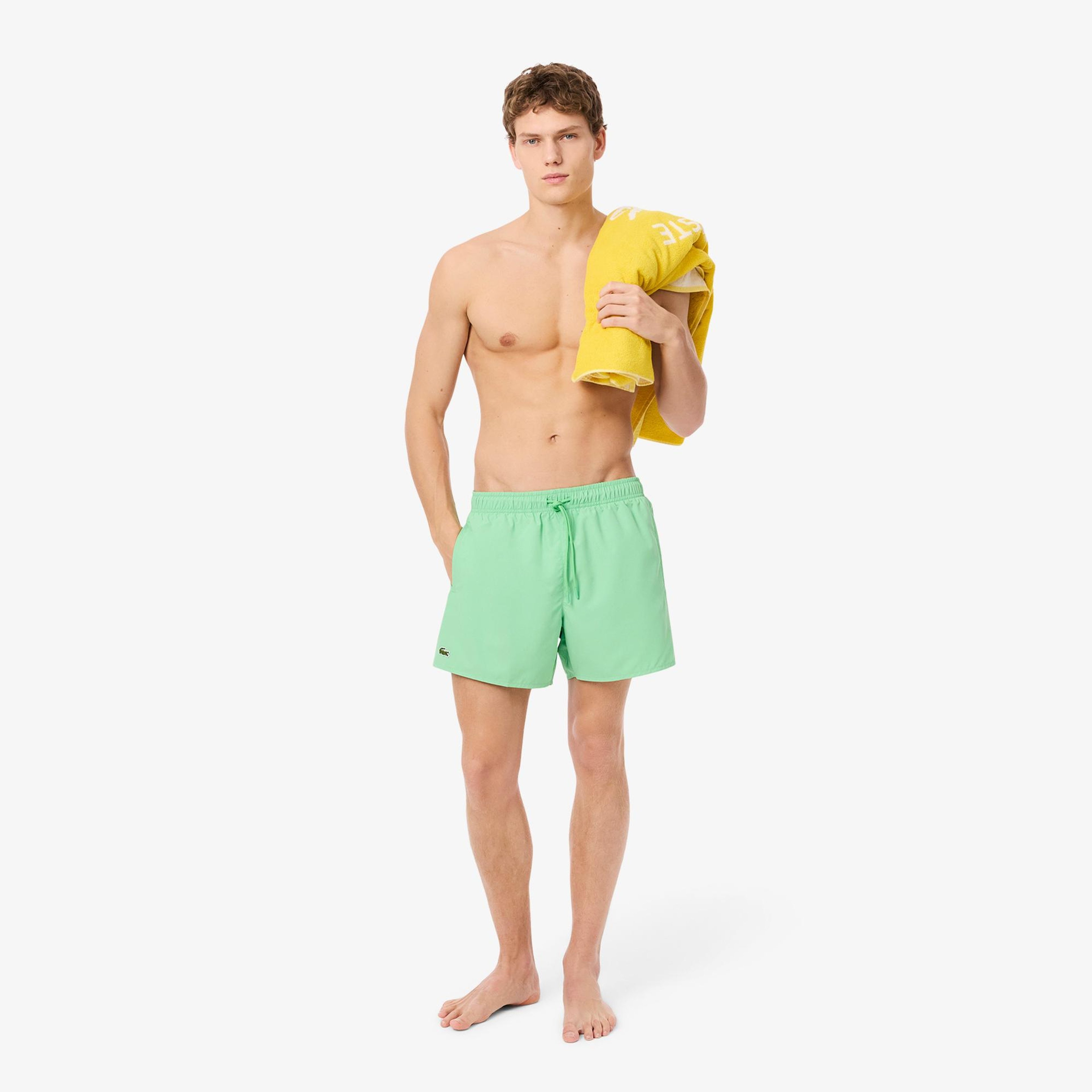 Lacoste Erkek Yeşil Deniz Şortu