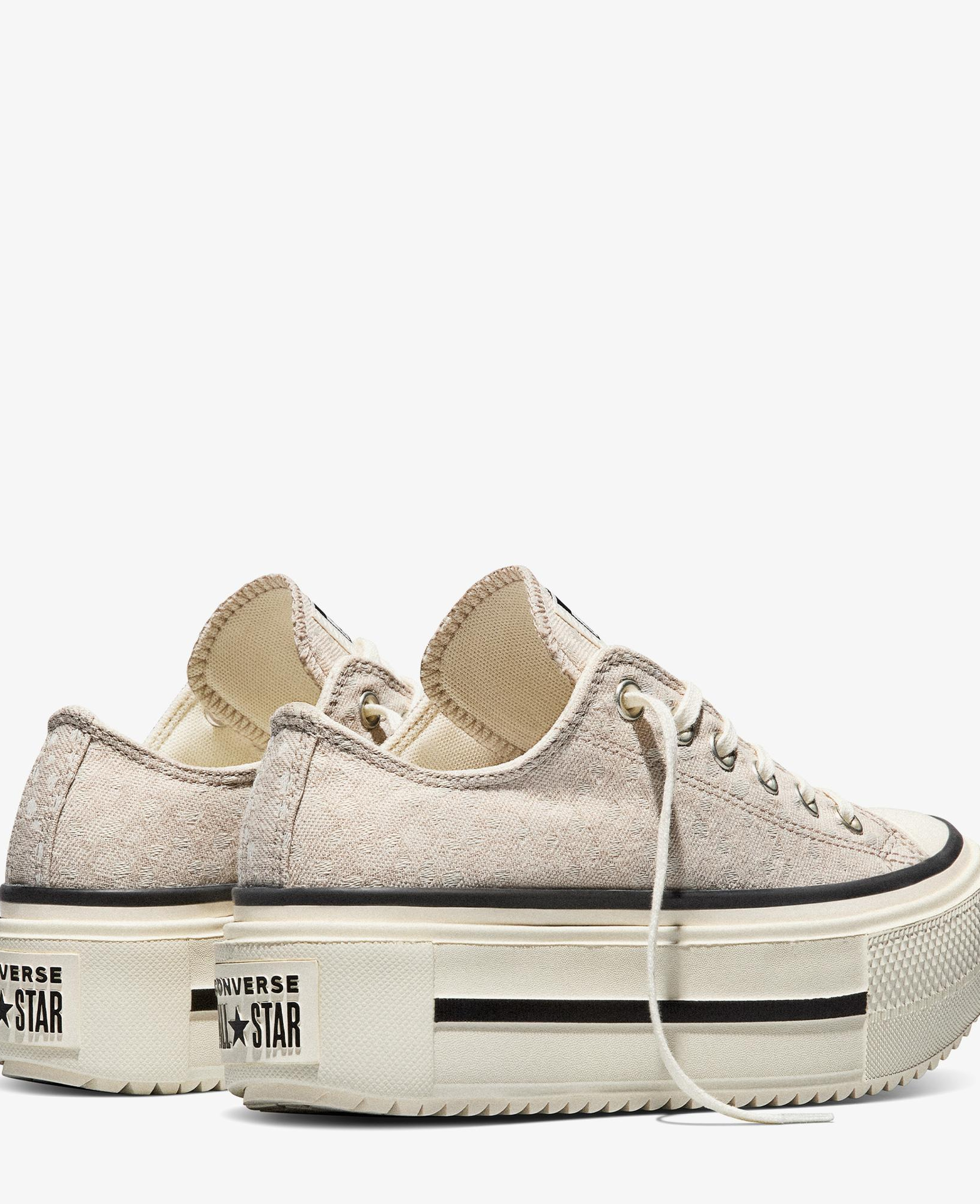 Converse Chuck Taylor All Star Lift Double Stack Unisex Bej Sneaker