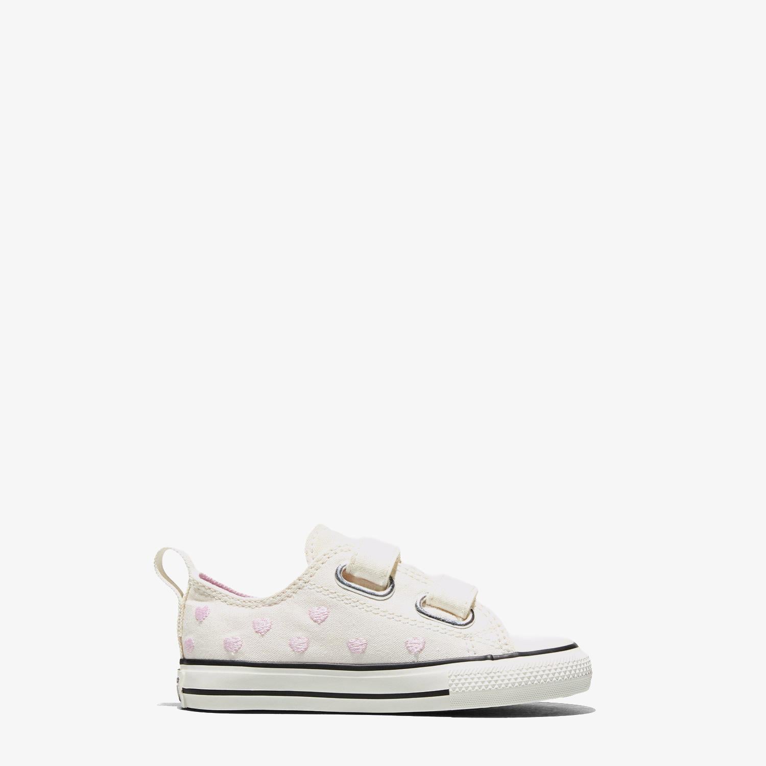 Converse Chucks In Love Chuck Taylor All Star 2V Bebek Krem Sneaker