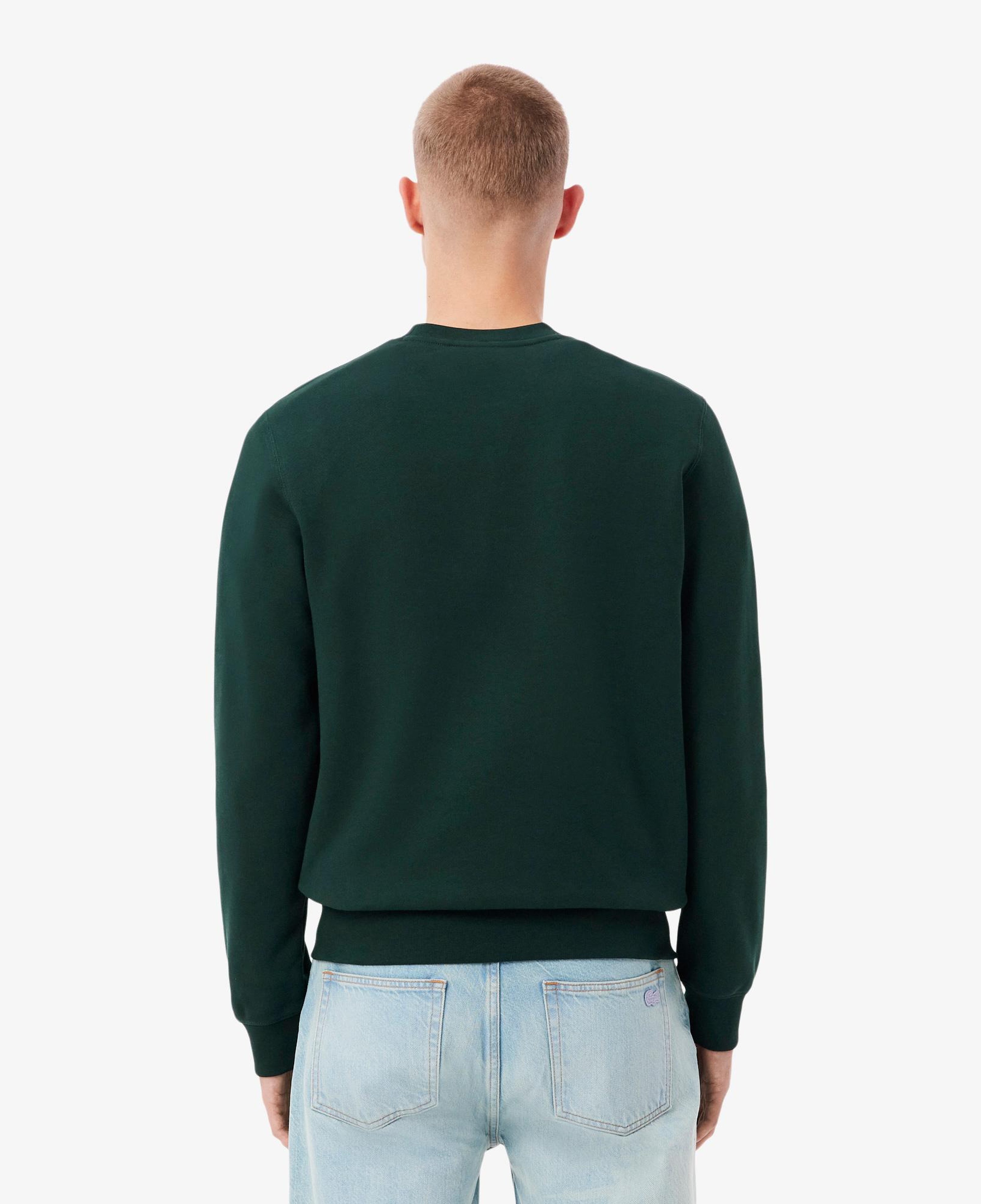 Lacoste Crocodile Fleece Erkek Yeşil Sweatshirt