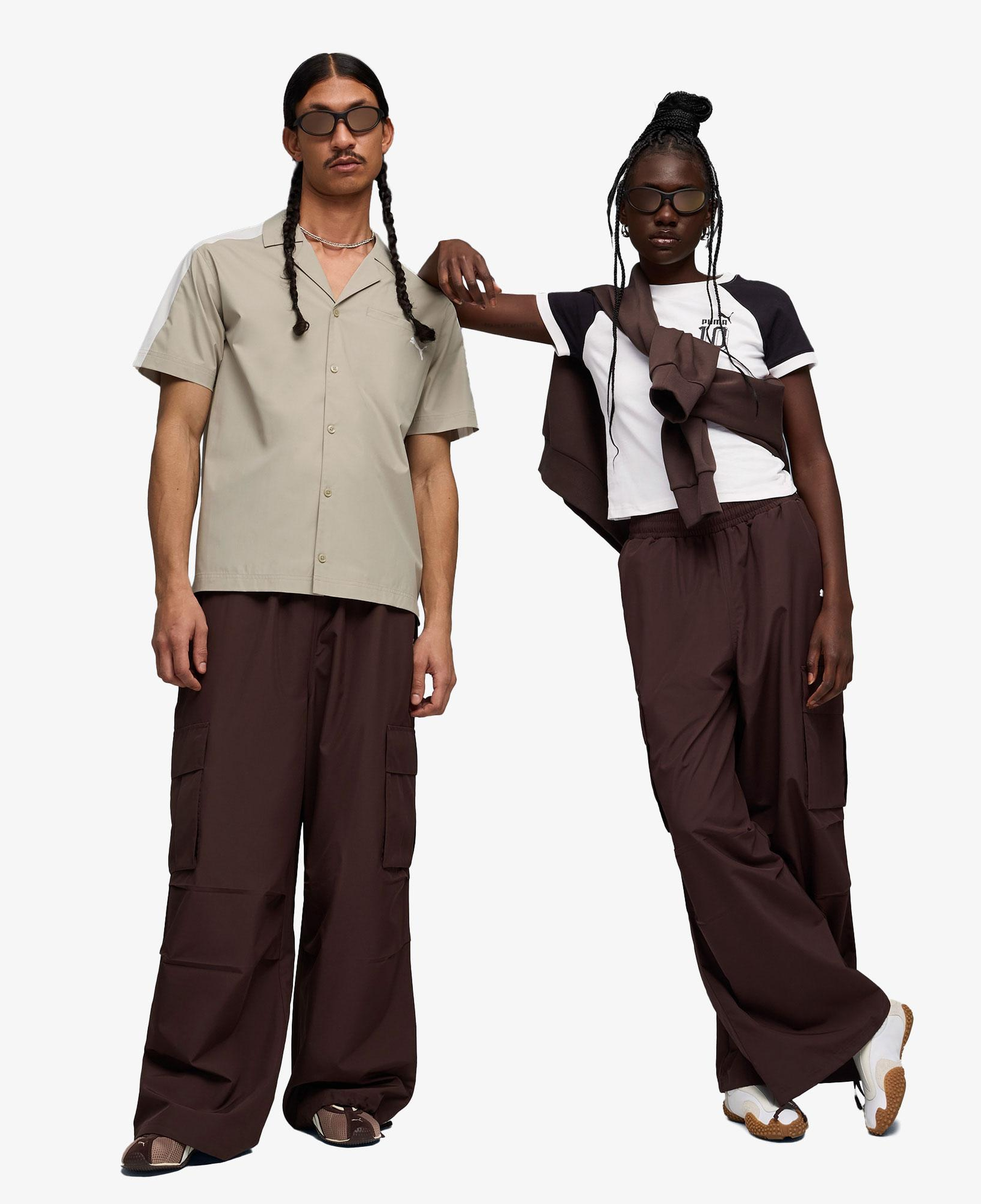 Puma Future Archive Unisex Kahverengi Pantolon