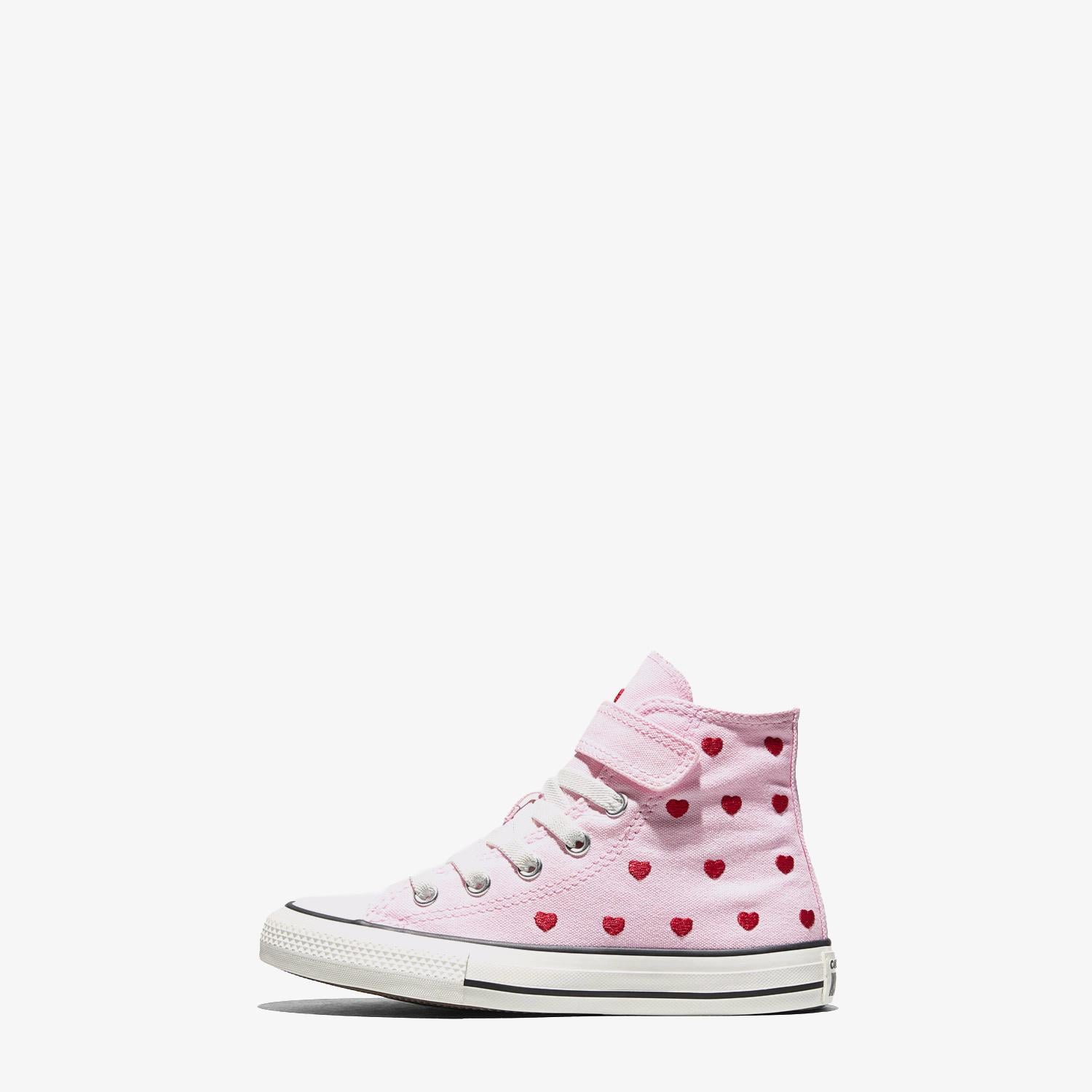 Converse Chucks In Love Chuck Taylor All Star 1V Çocuk Pembe Sneaker