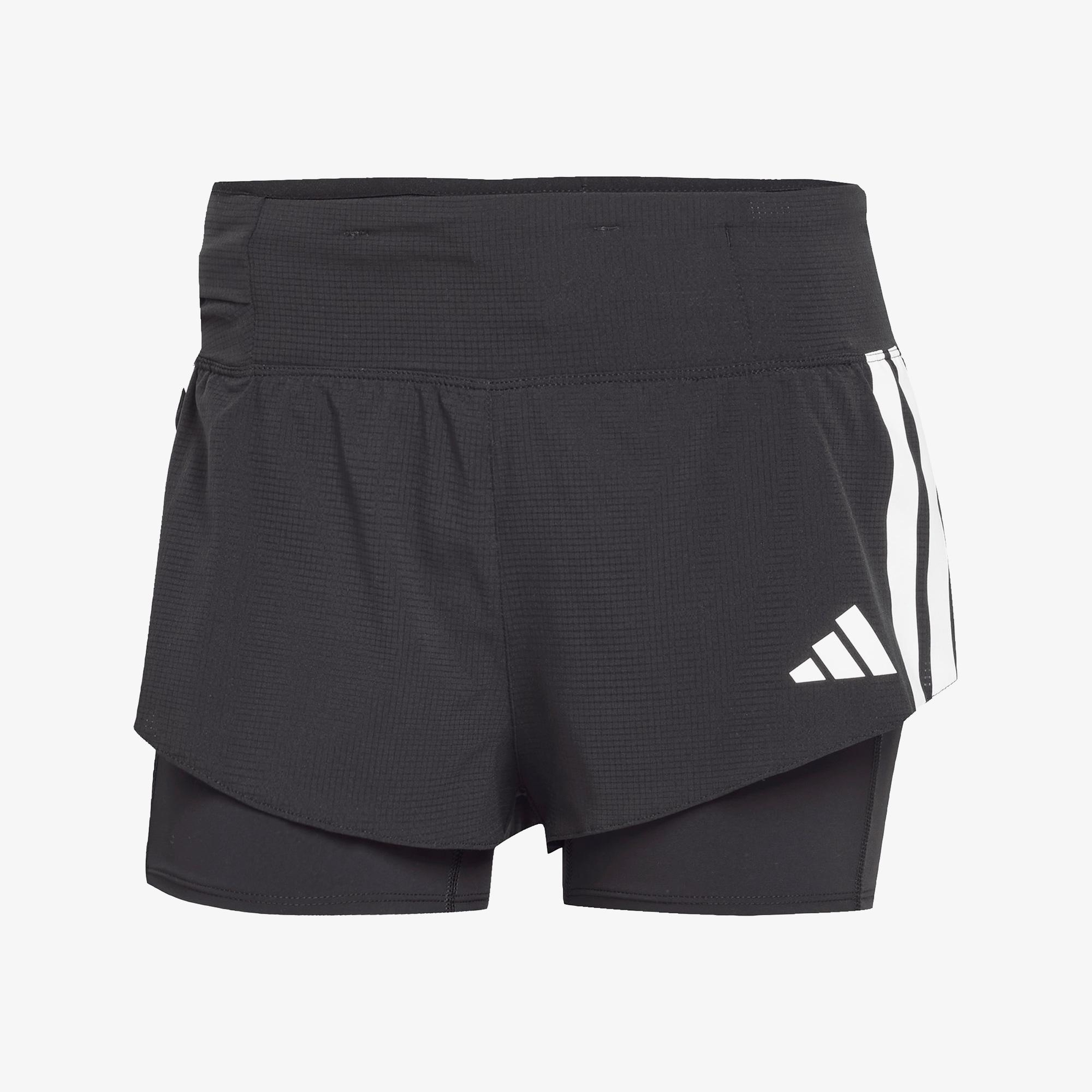adidas Adizero Running 2in1 Gel Kadın Siyah Koşu Şortu