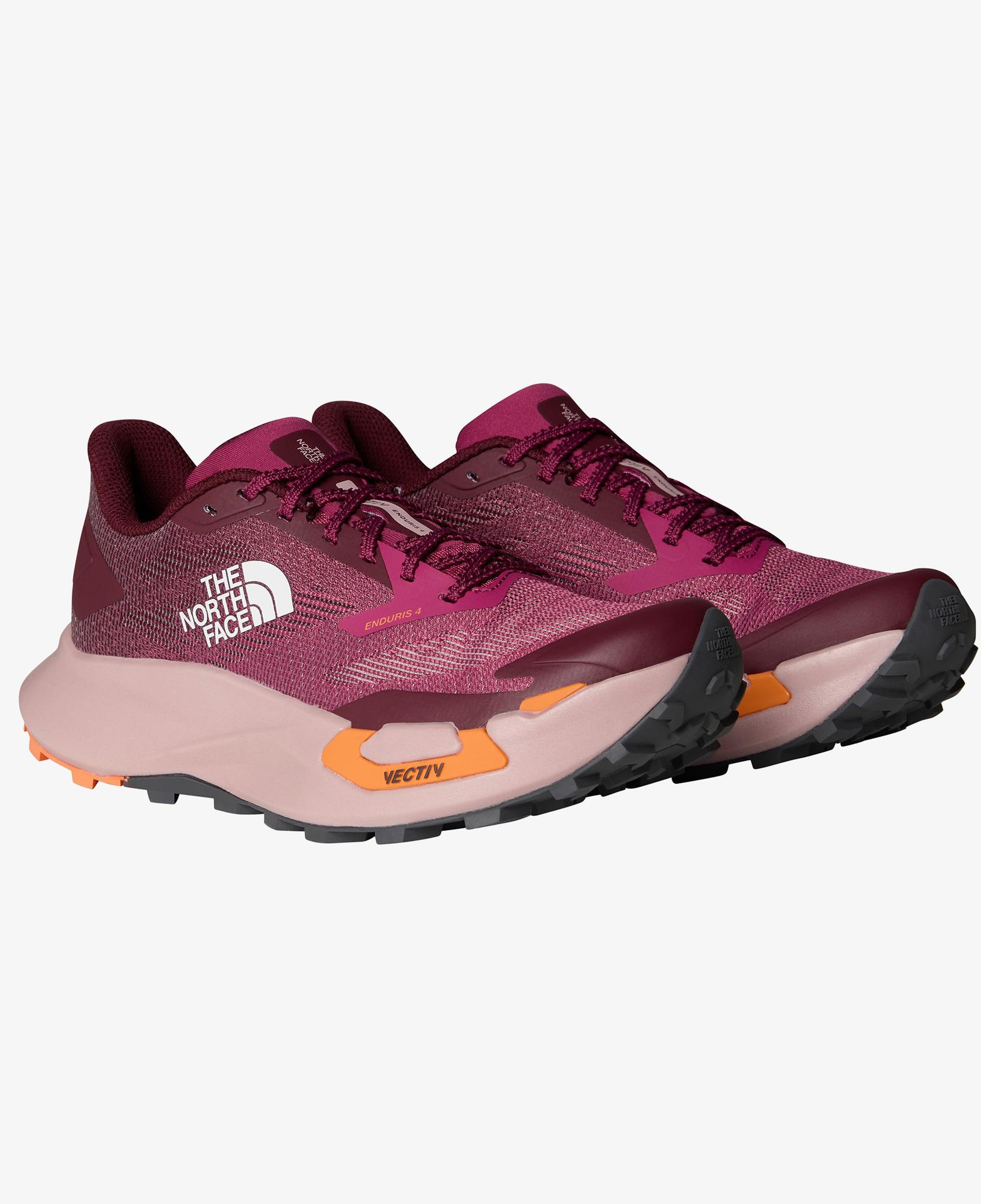 The North Face Vectiv Enduris 4 Kadın Bordo Koşu Ayakkabısı