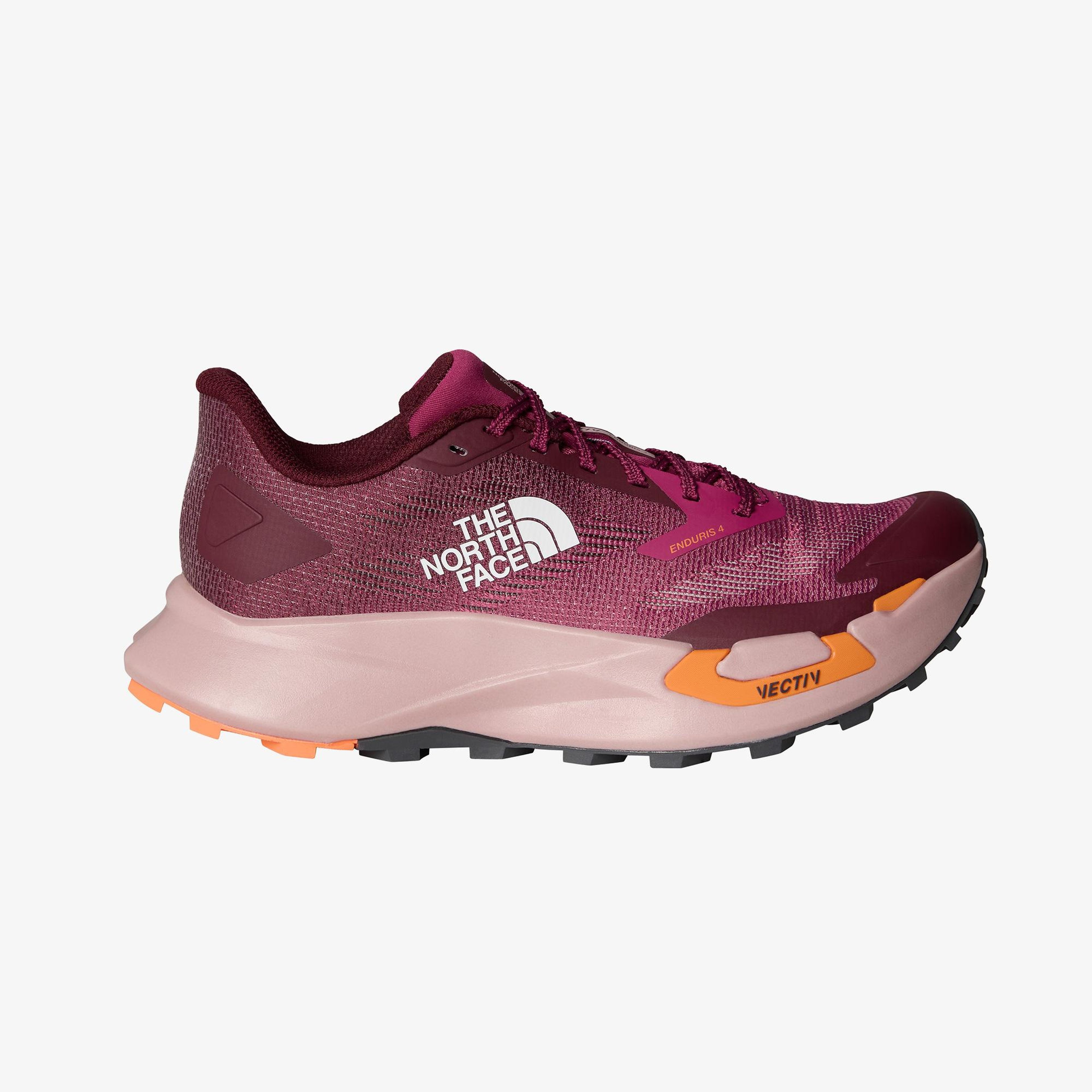 The North Face Vectiv Enduris 4 Kadın Bordo Koşu Ayakkabısı