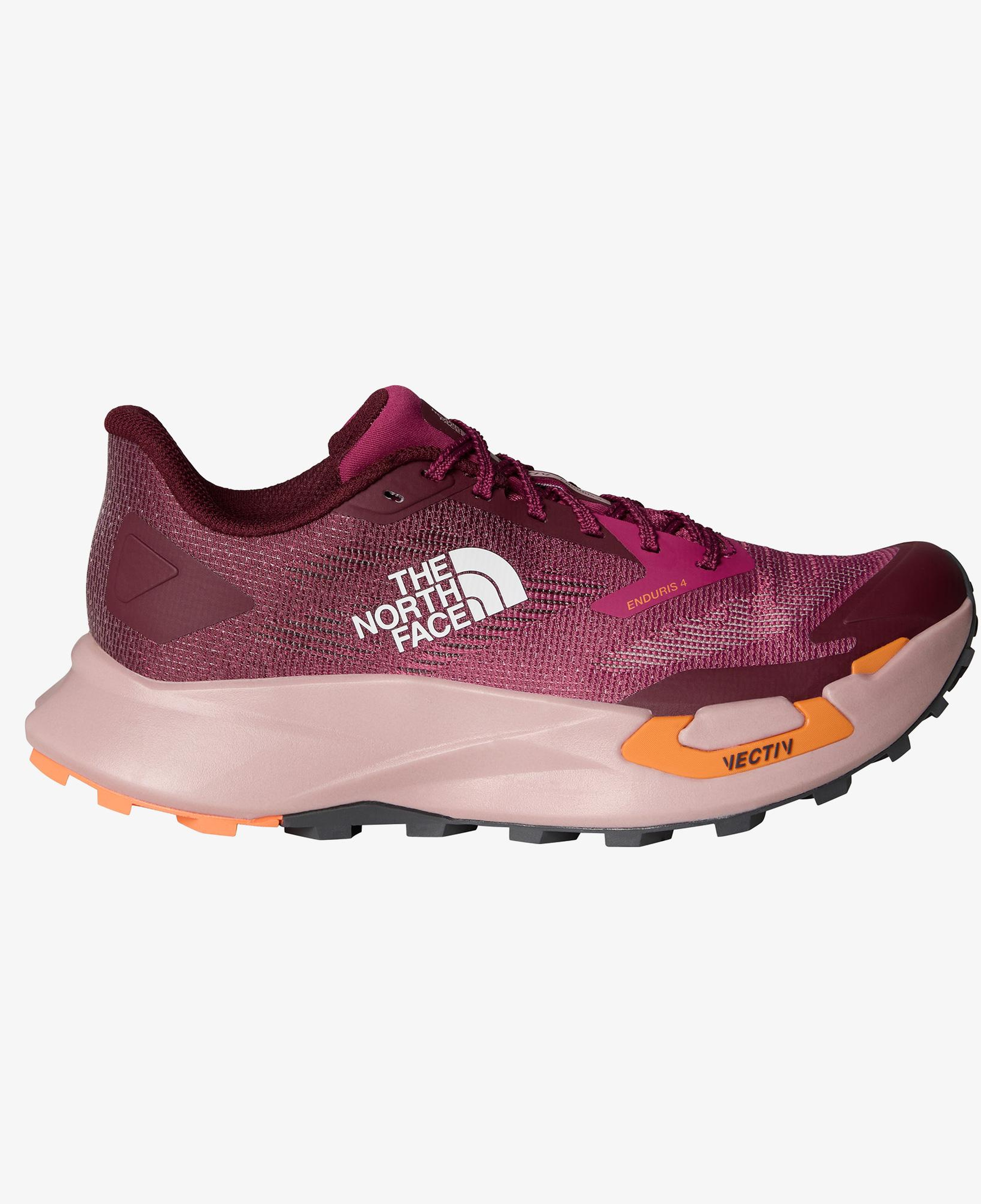 The North Face Vectiv Enduris 4 Kadın Bordo Koşu Ayakkabısı