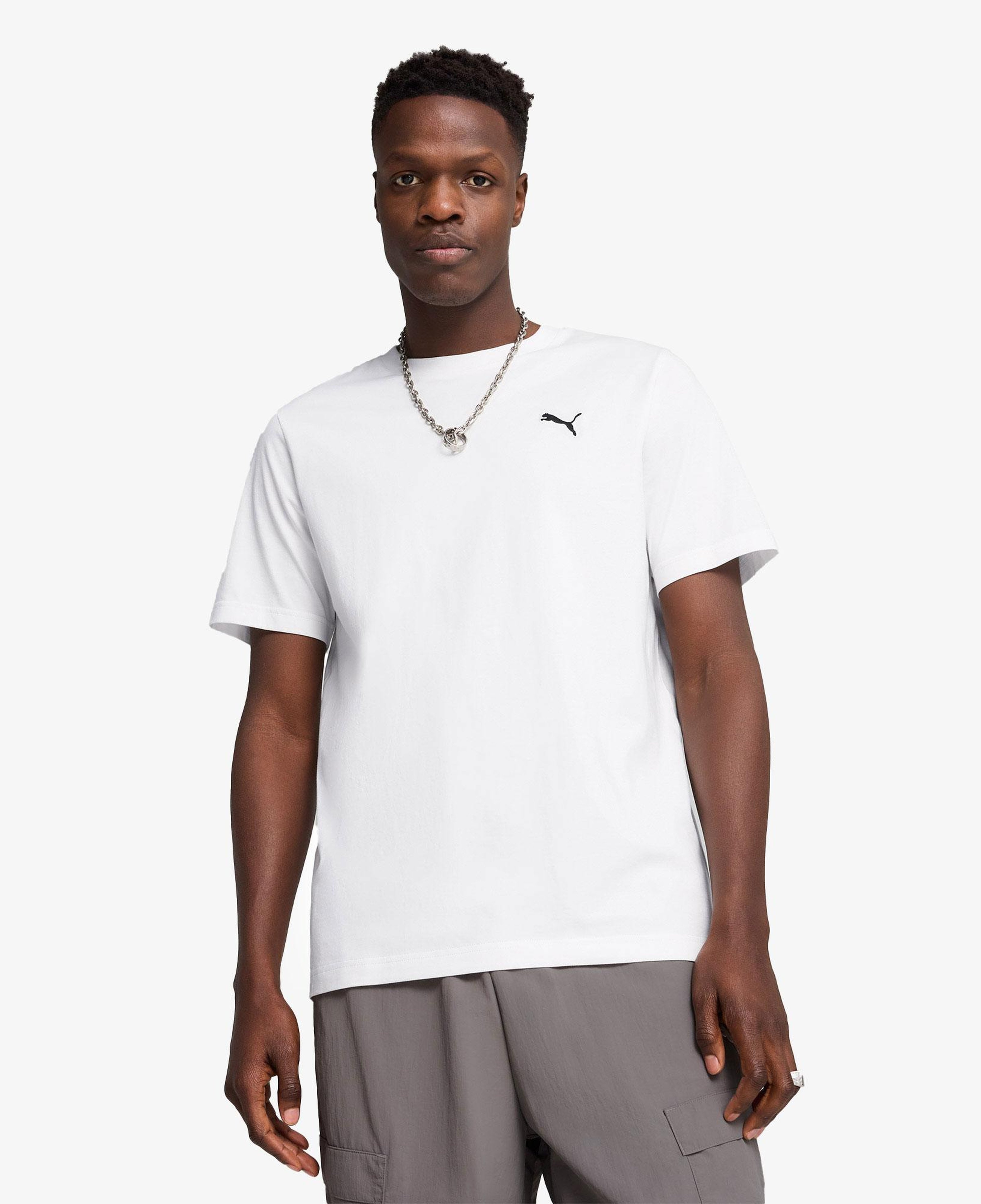 Puma Wardrobe Ess Erkek Beyaz T-Shirt