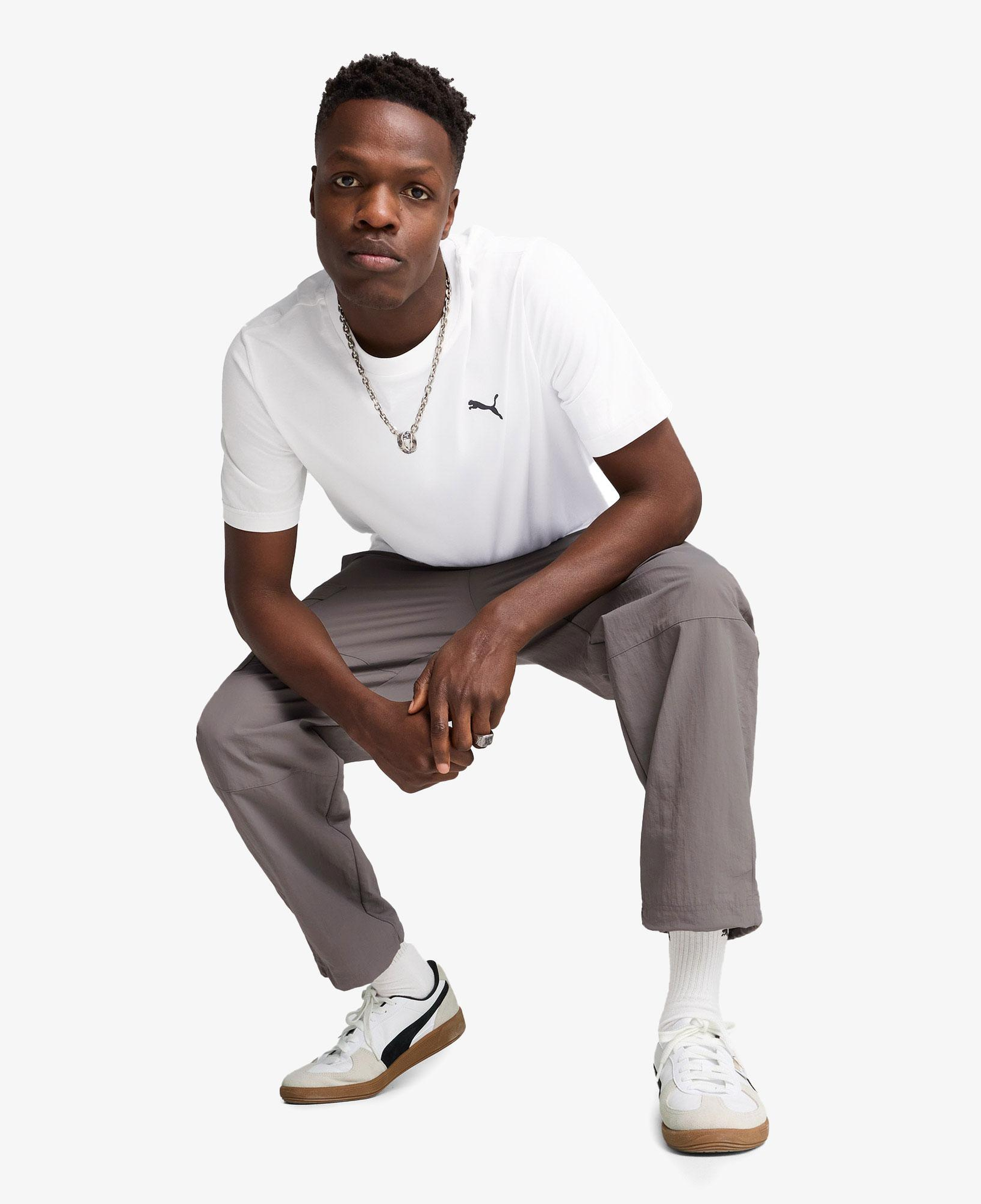 Puma Wardrobe Ess Erkek Beyaz T-Shirt