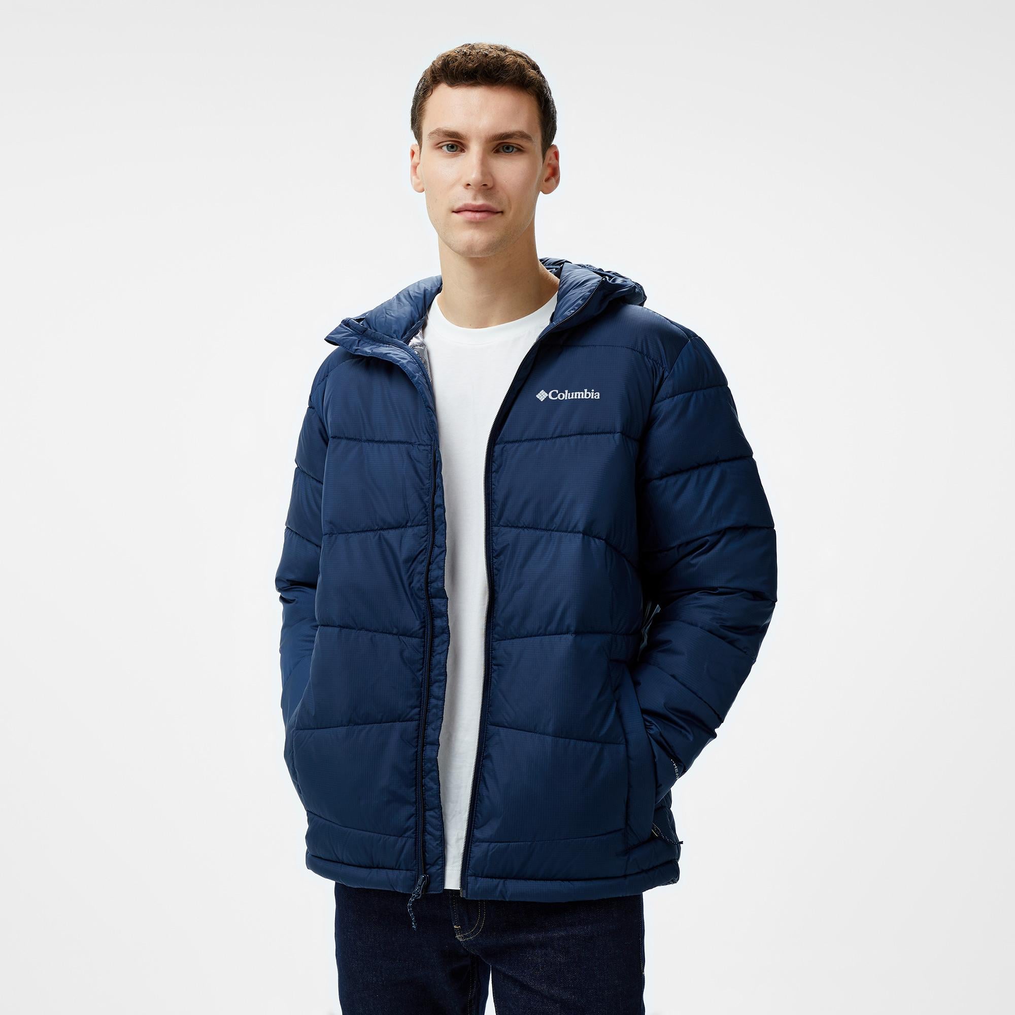 Columbia Fivemile Butte Hooded Erkek Lacivert Mont