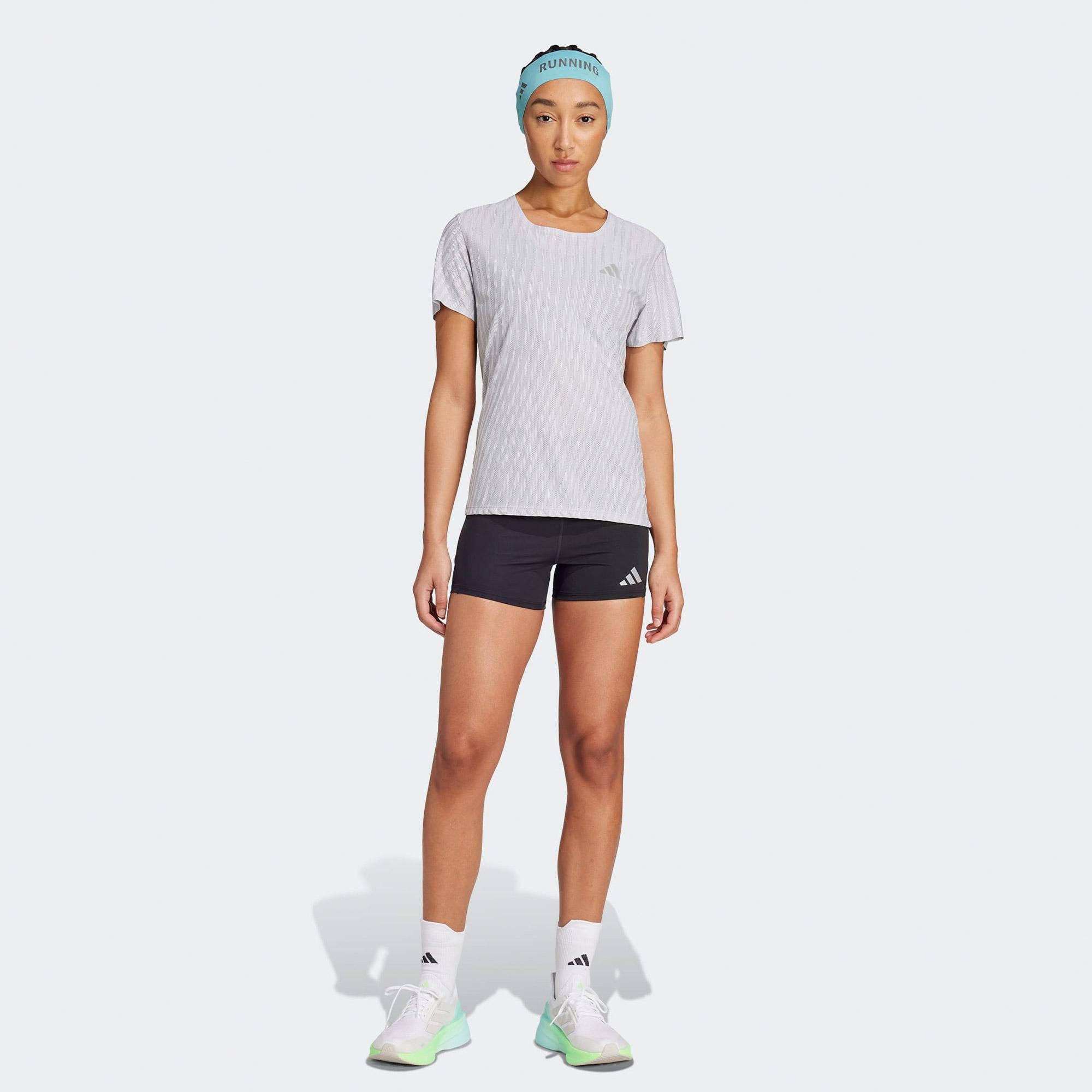 adidas Adi365 Running Climacool+ Kadın Gri Koşu T-Shirt