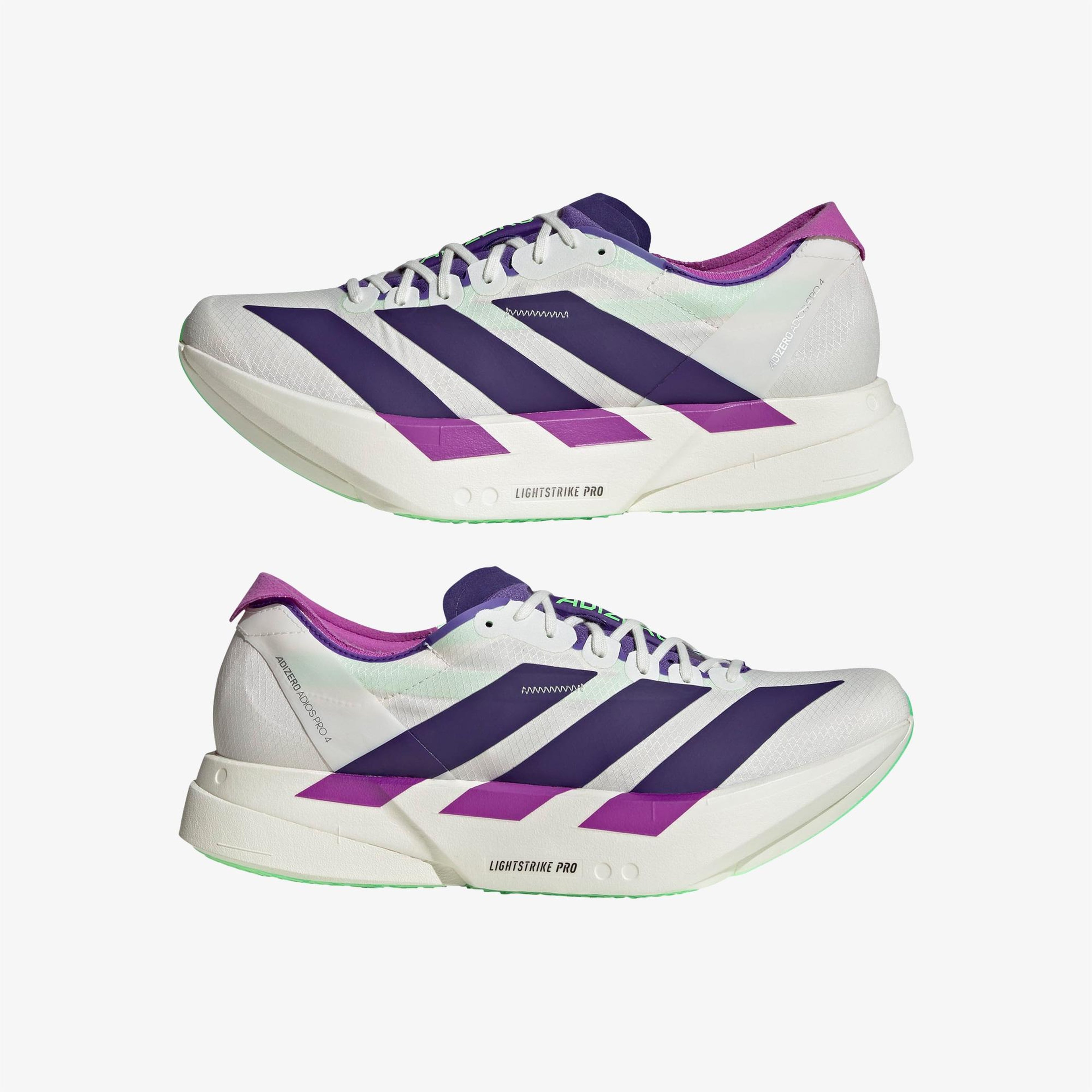 adidas Adizero Adios Pro 4 Unisex Beyaz Koşu Ayakkabısı