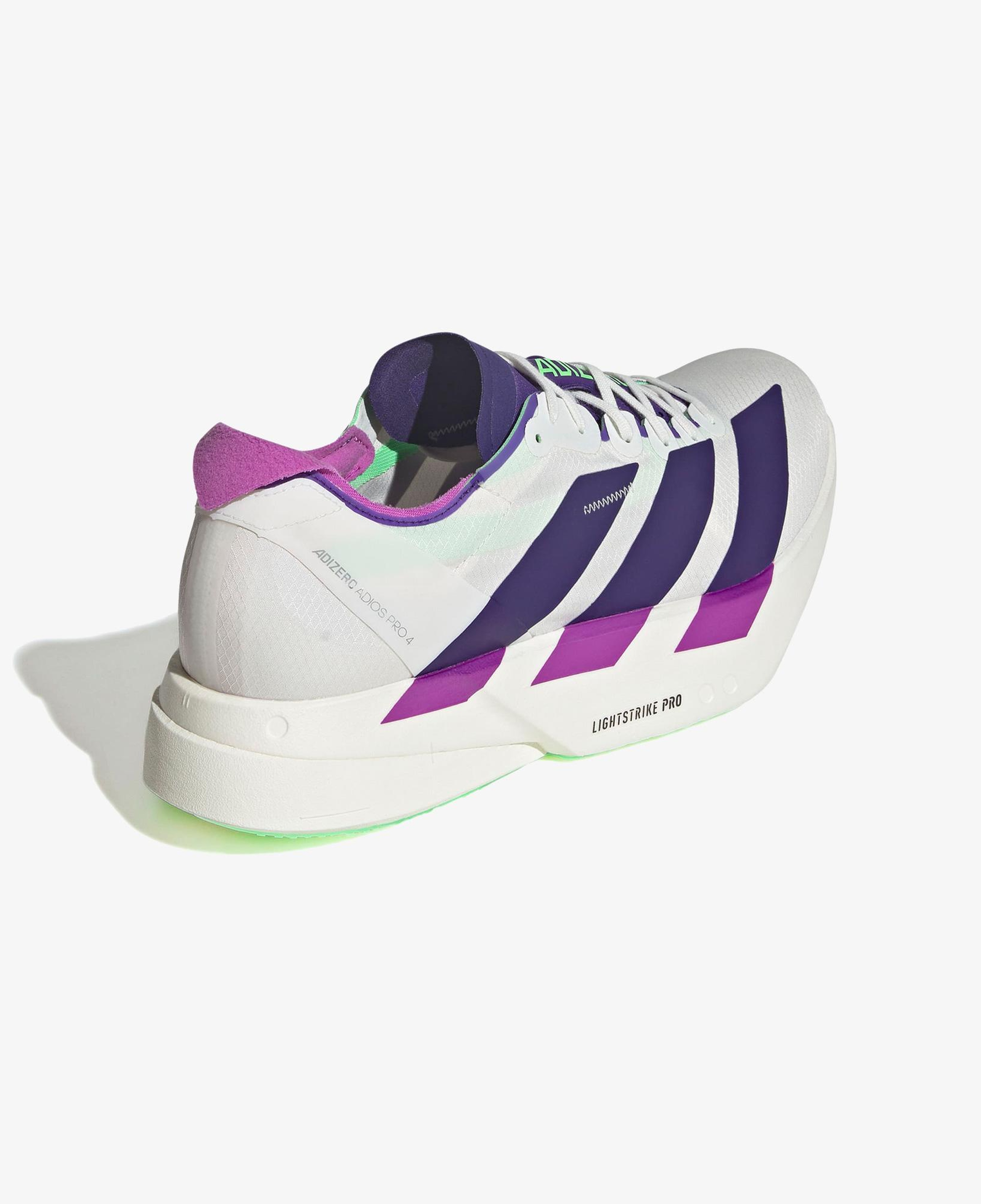 adidas Adizero Adios Pro 4 Unisex Beyaz Koşu Ayakkabısı