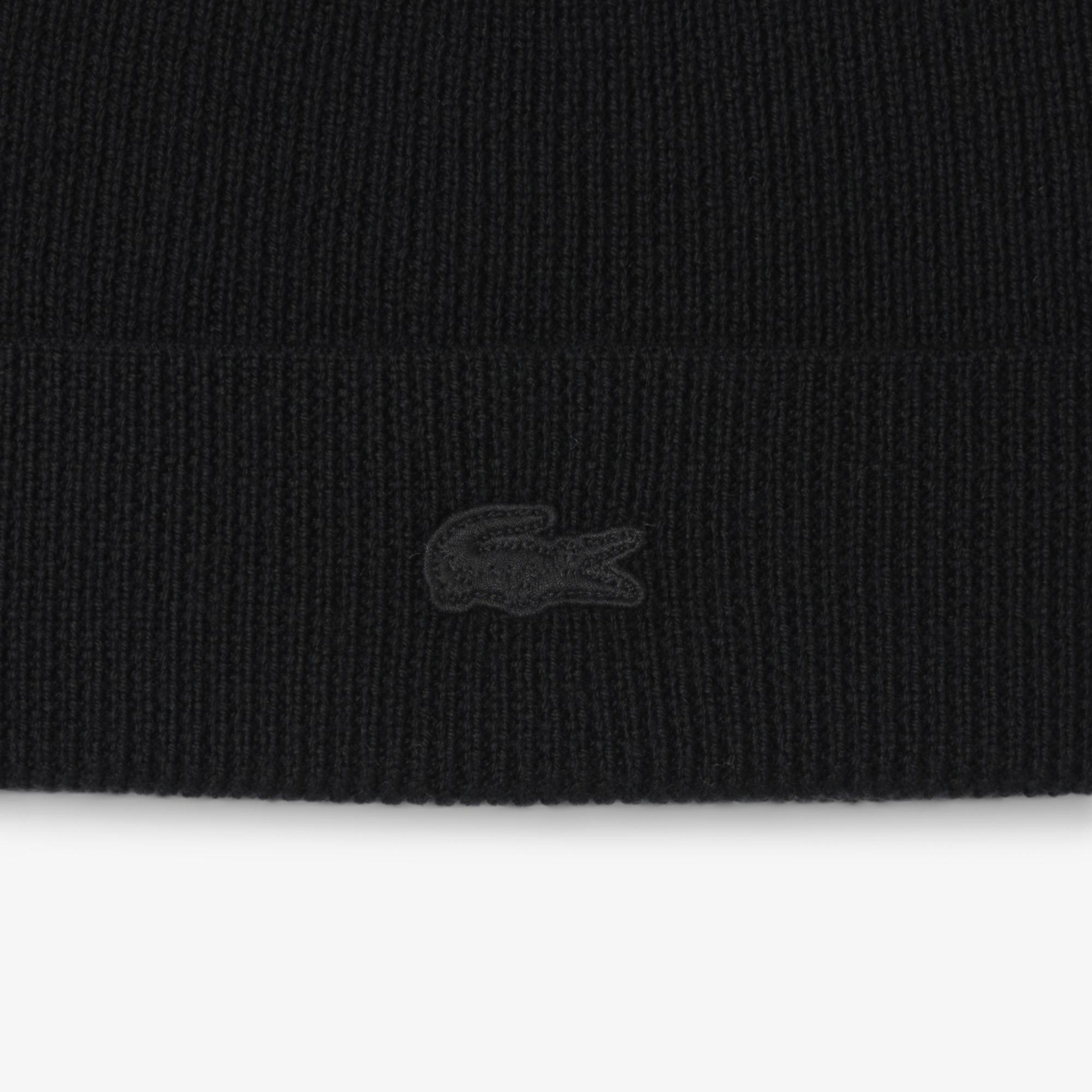 Ribbed Cuff Wool Beanie
