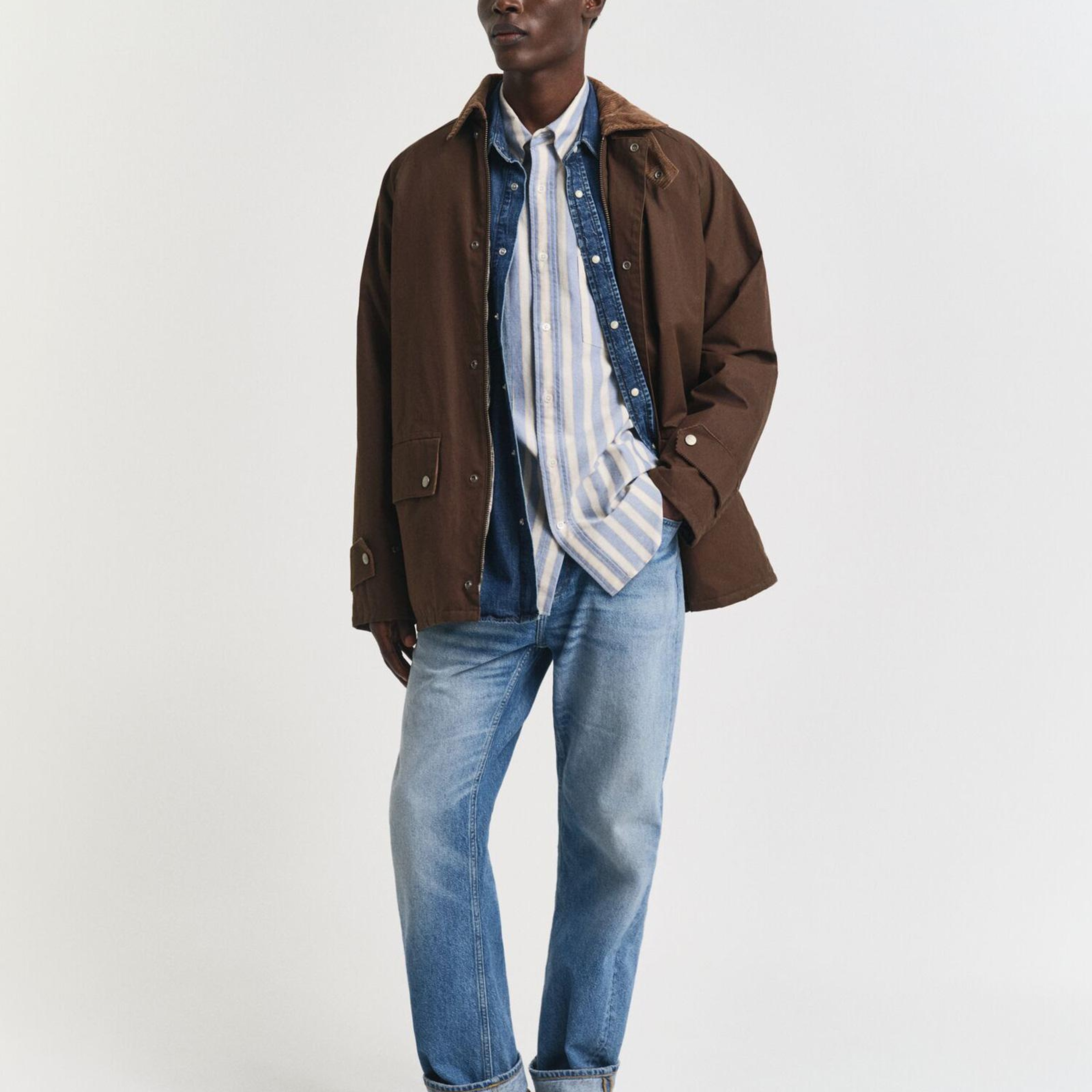 GANT Erkek Kahverengi Regular Fit Mont