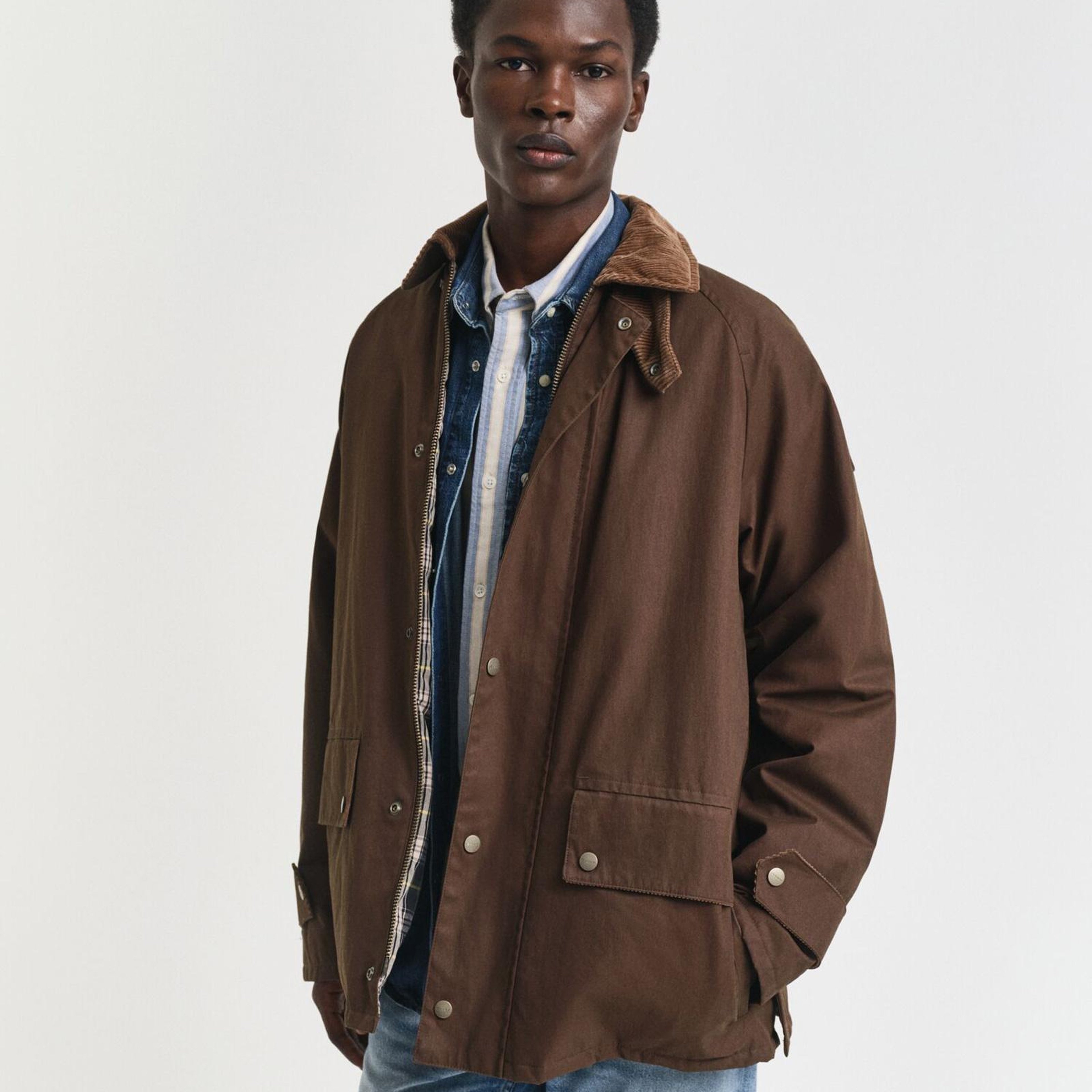 GANT Erkek Kahverengi Regular Fit Mont