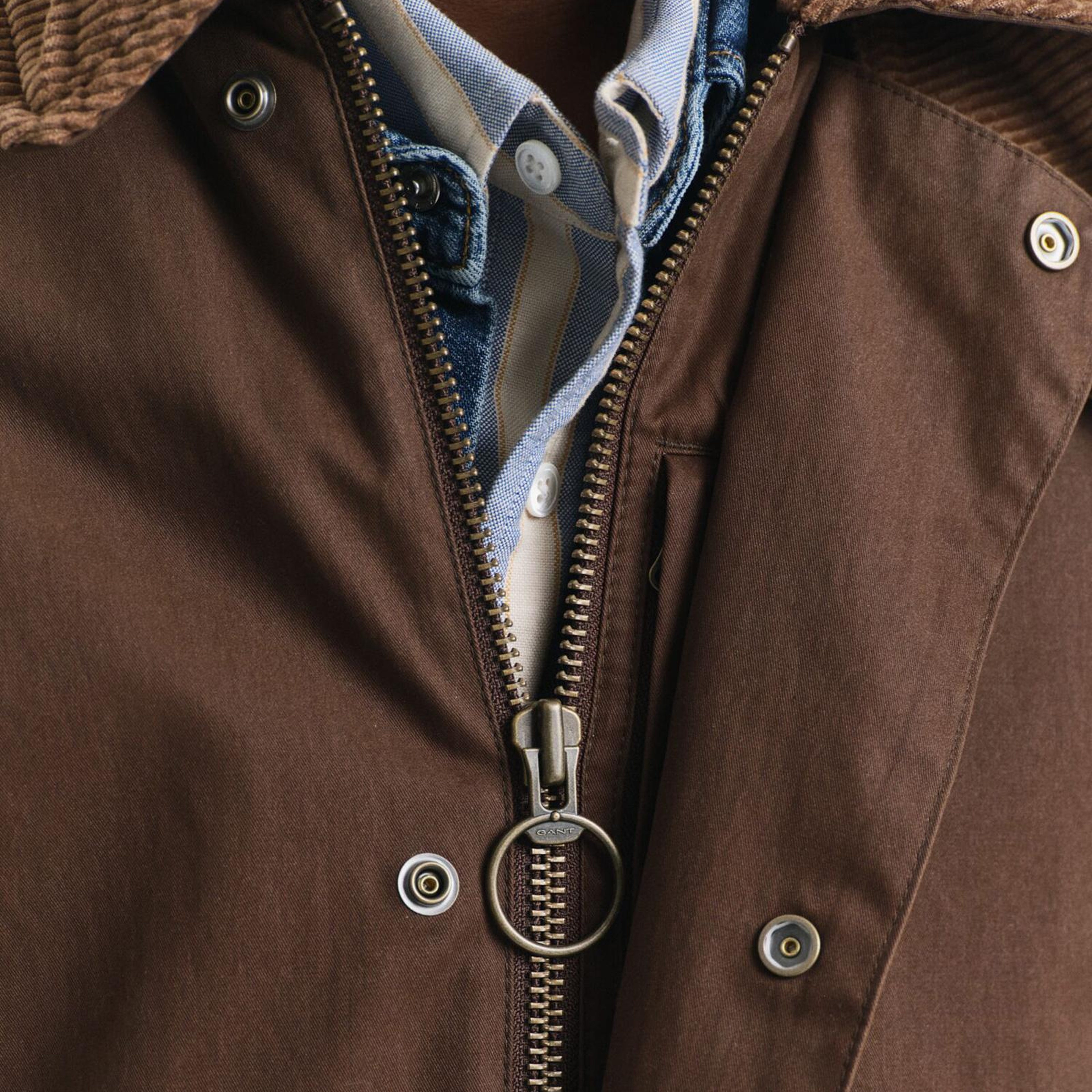 GANT Erkek Kahverengi Regular Fit Mont