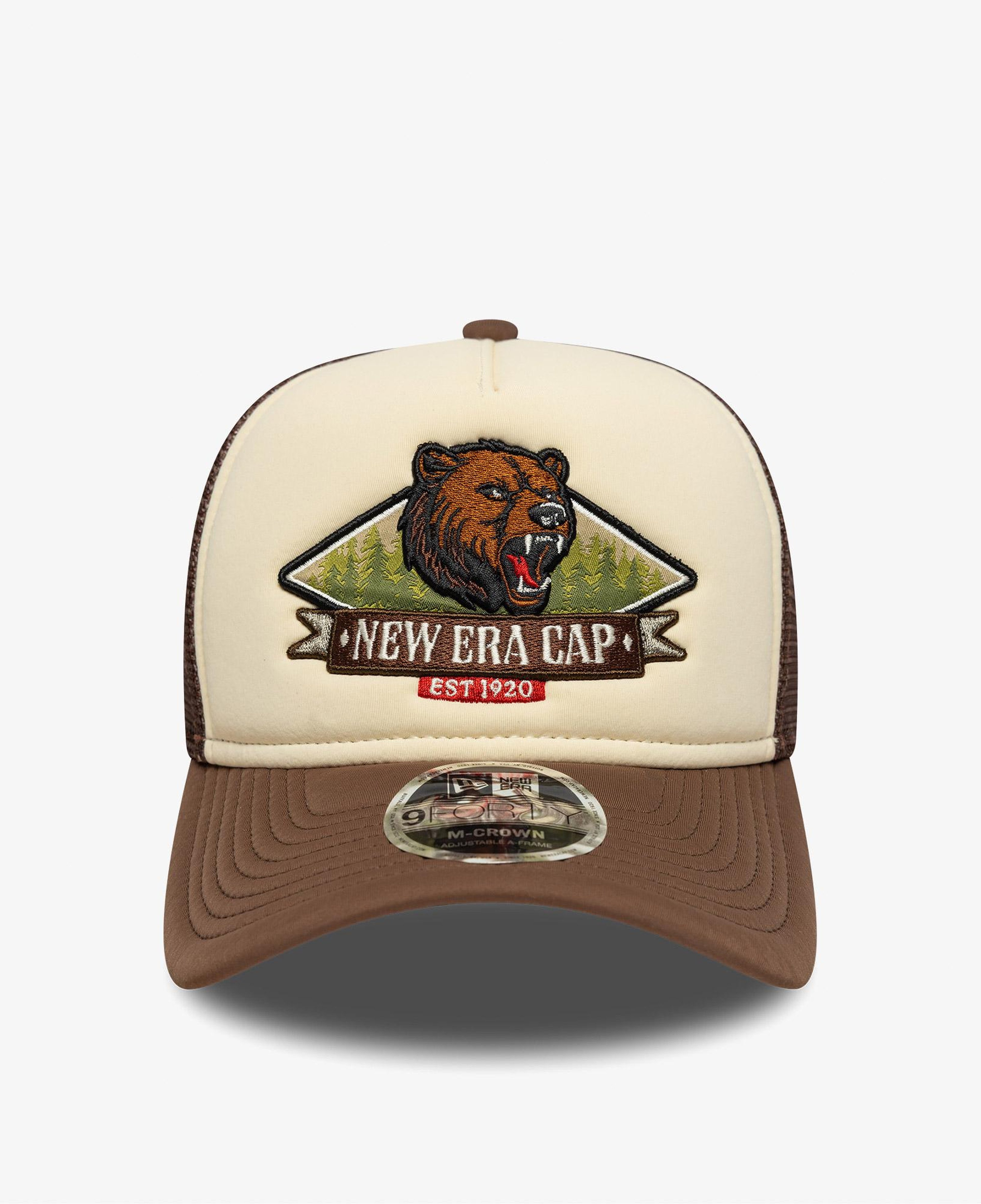 New Era Trucker  Unisex Bej Şapka
