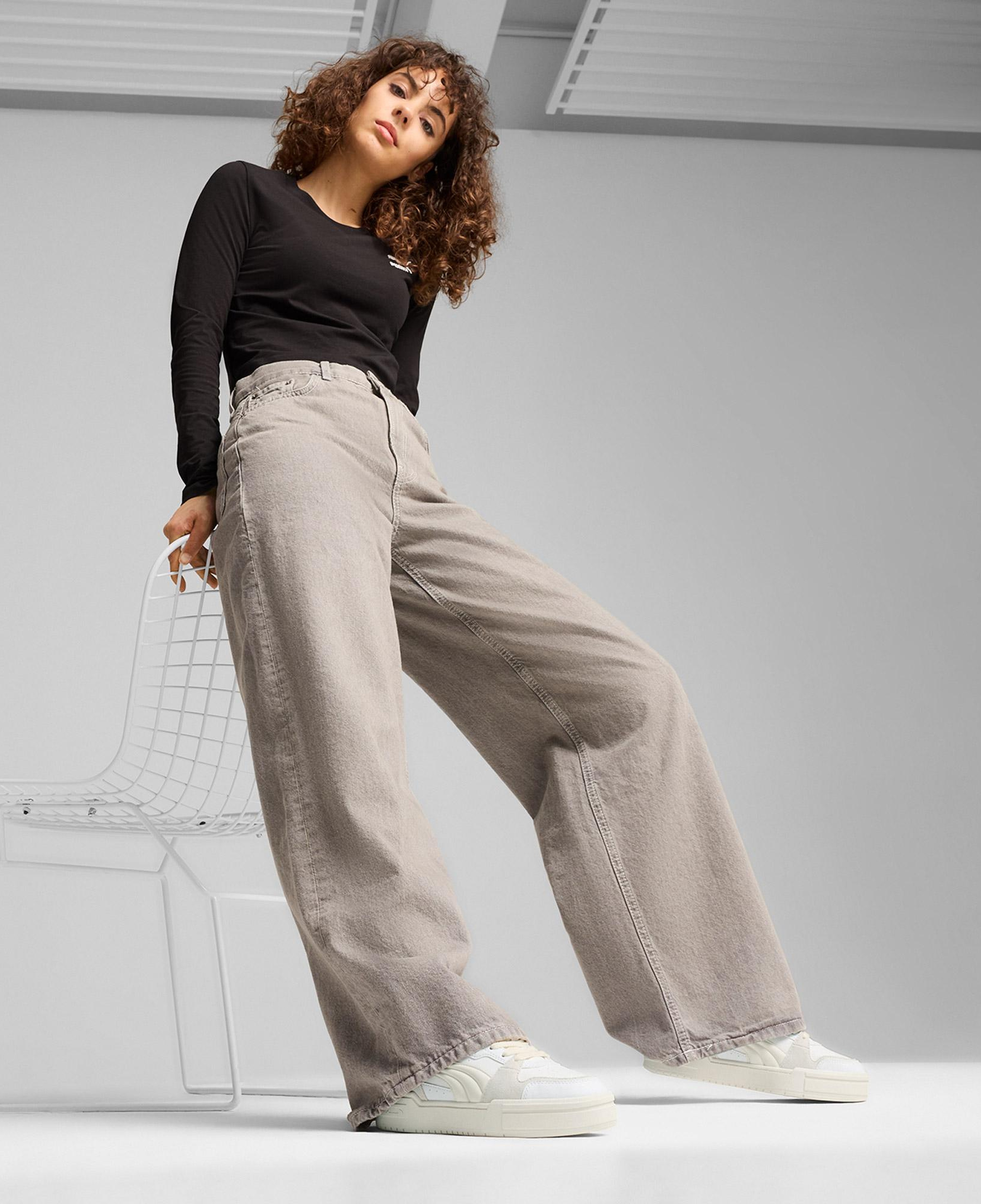 PUMA CA Pro Lux III Winter Volume Kadın Krem Spor Ayakkabı