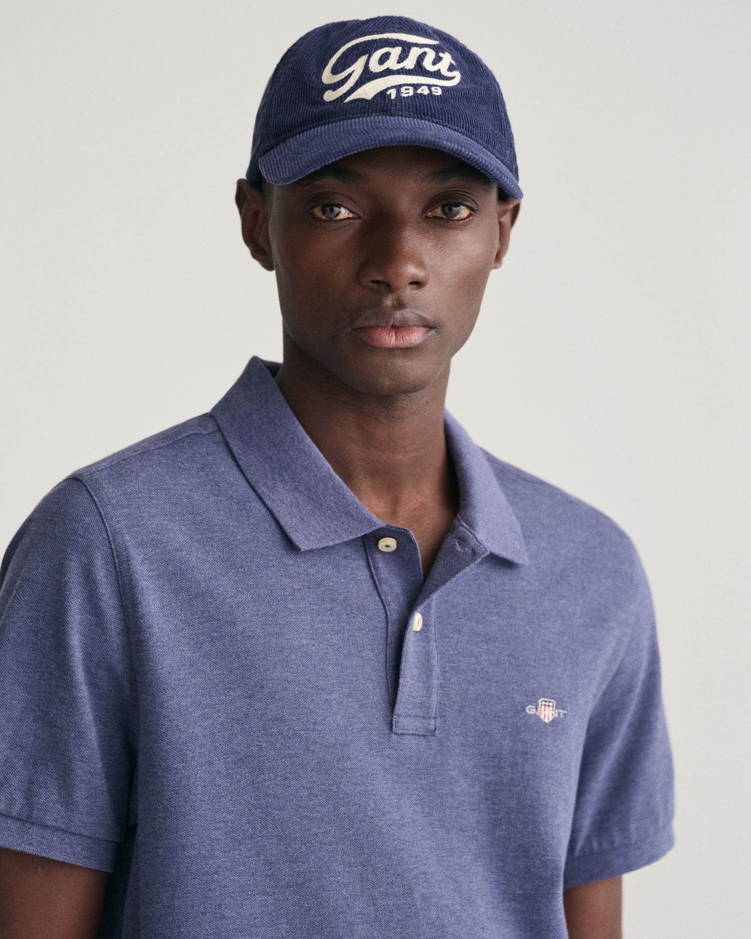GANT Erkek Lacivert Regular Fit Polo