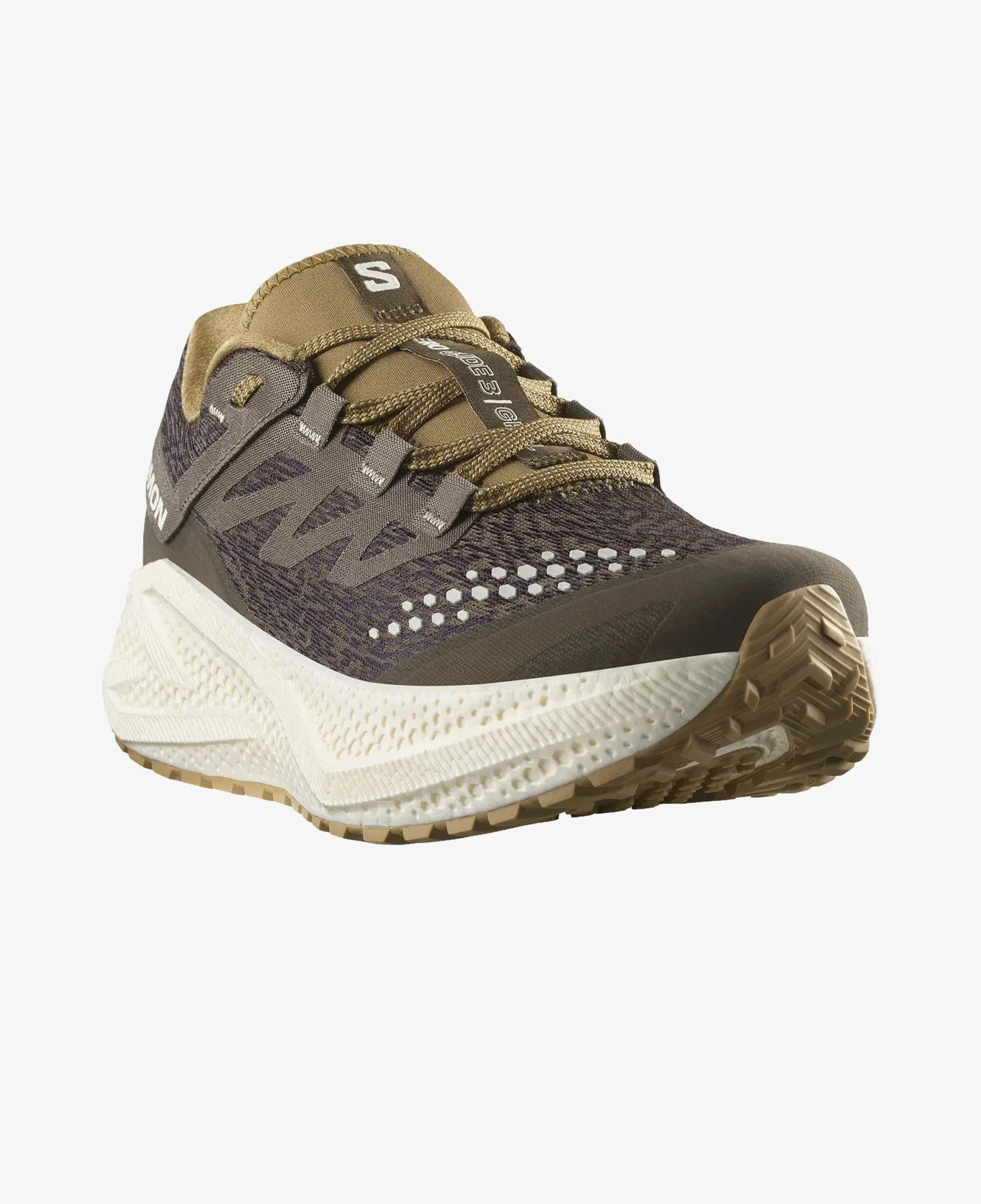 Salomon Aero Glide 3 Grvl Erkek Kahverengi Koşu Ayakkabısı