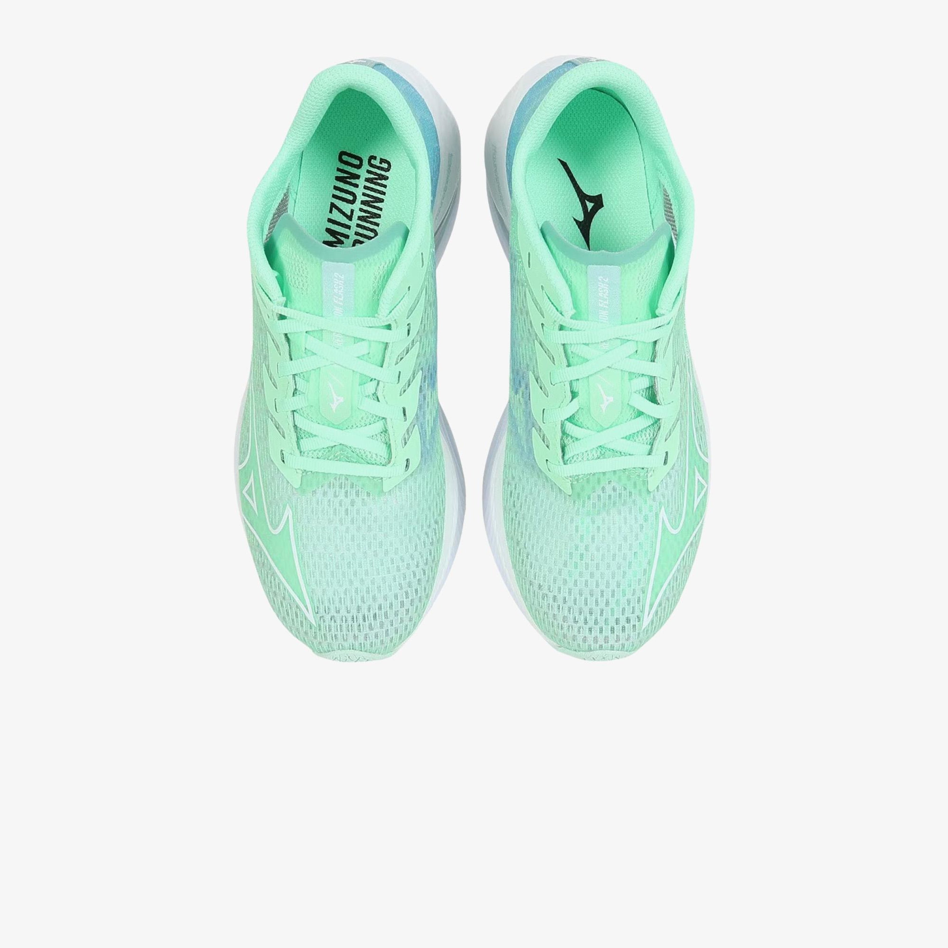 Mizuno Wave Rebellion Flash 2 Kadın Yeşil Koşu Ayakkabısı