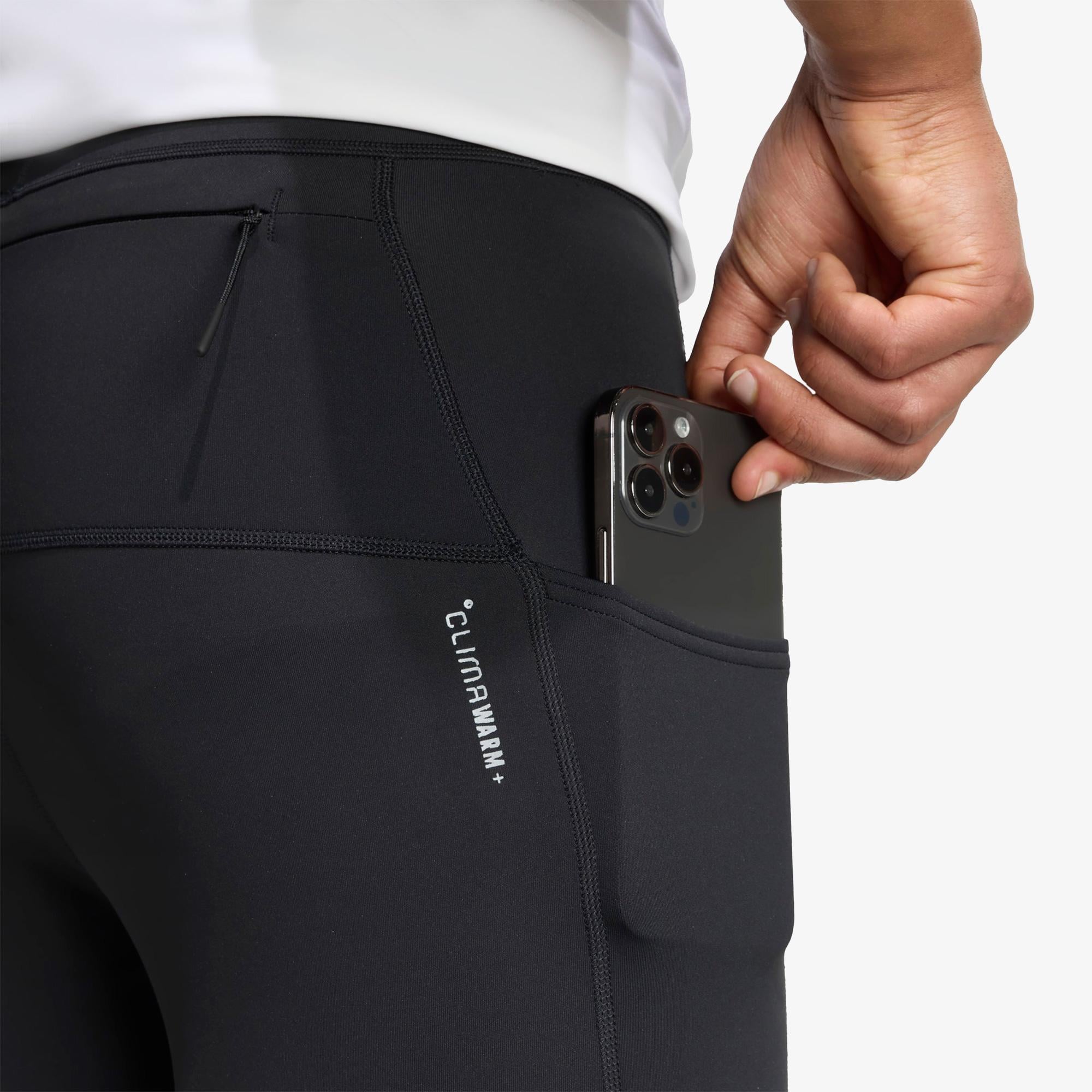 adidas Adi365 Running Climawarm+ Erkek Siyah Koşu Taytı