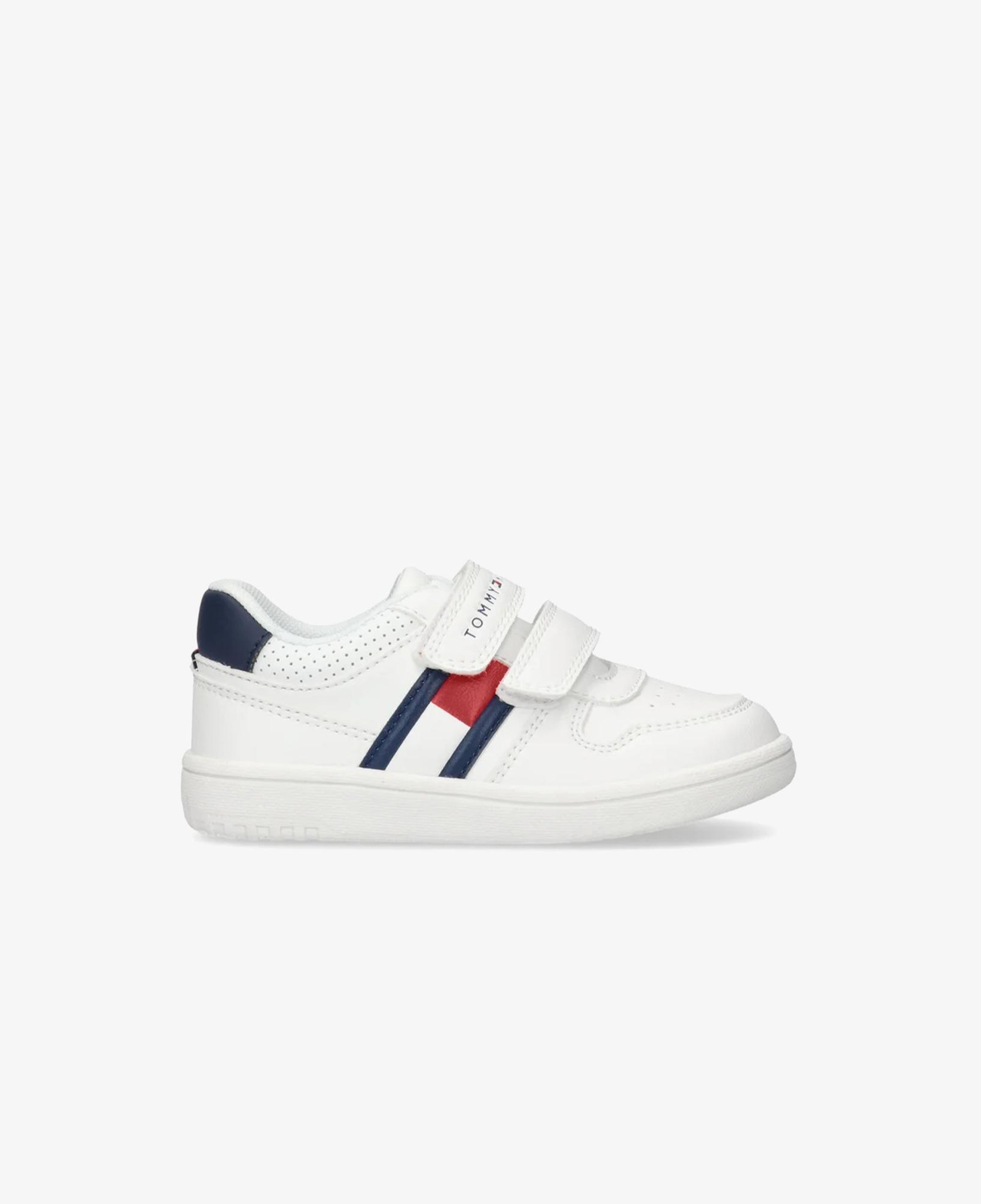 Tommy Hilfiger Flag Velcro Bebek Beyaz Spor Ayakkabı