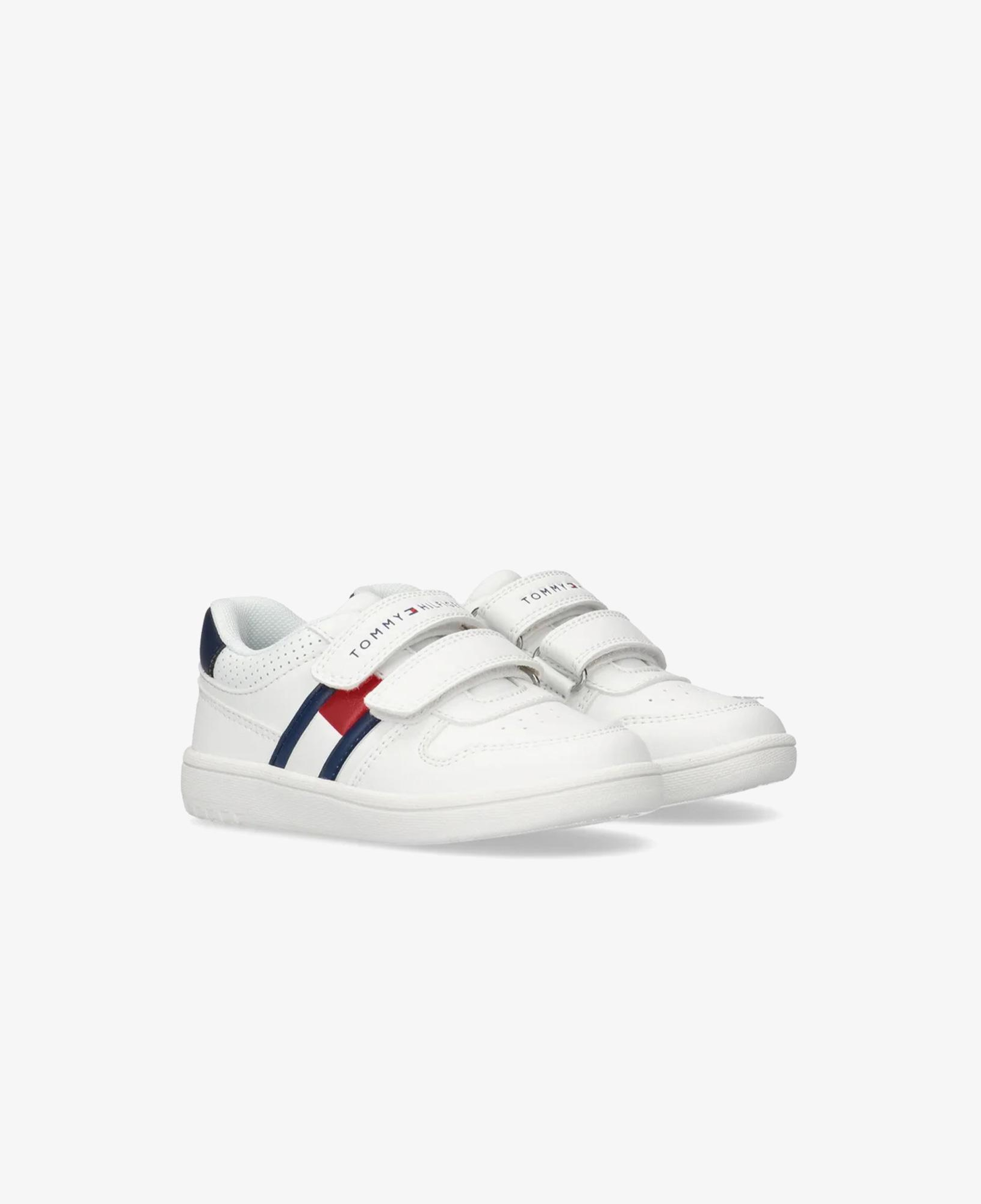 Tommy Hilfiger Flag Velcro Bebek Beyaz Spor Ayakkabı