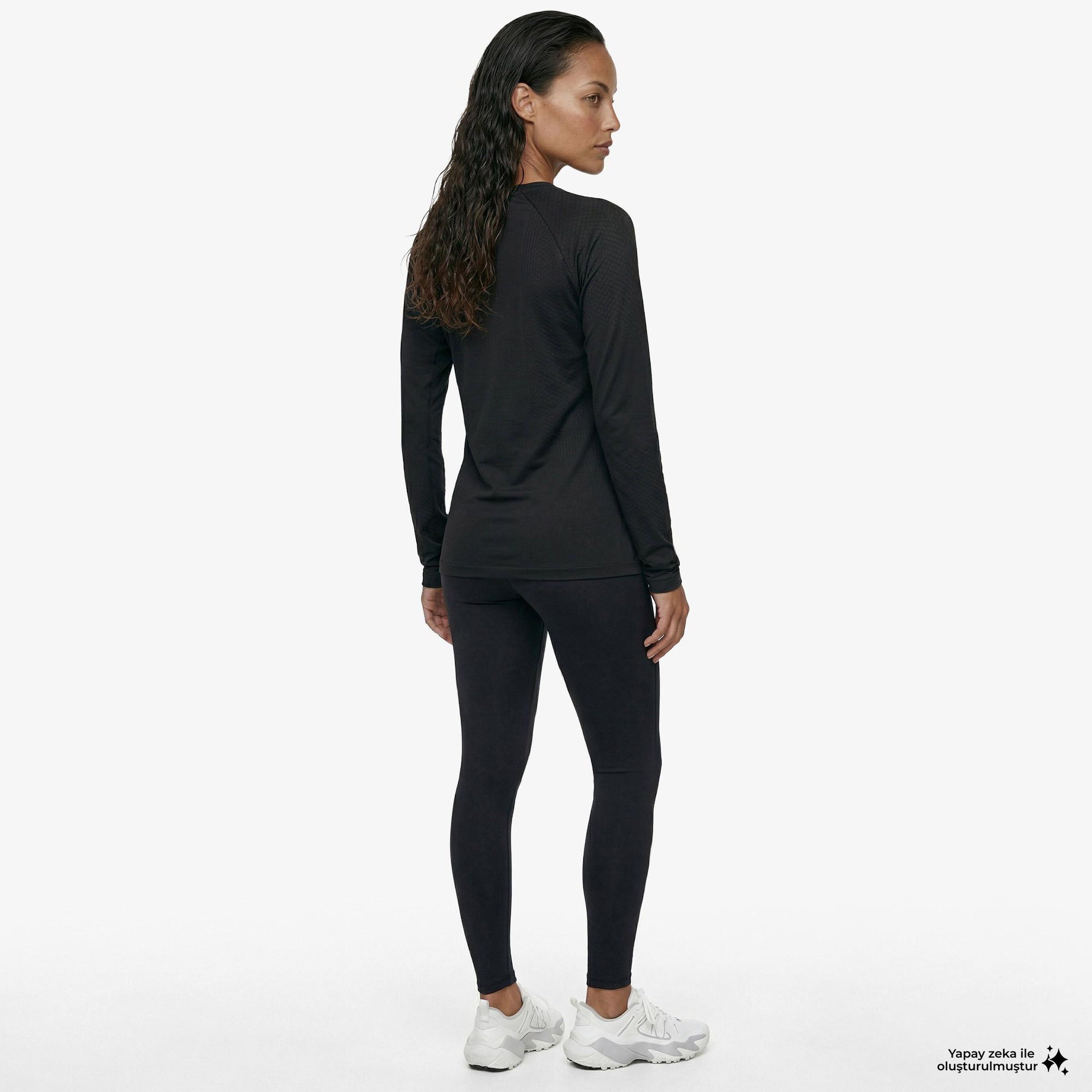 Salomon Sense Aura Kadın Siyah Koşu T-Shirt