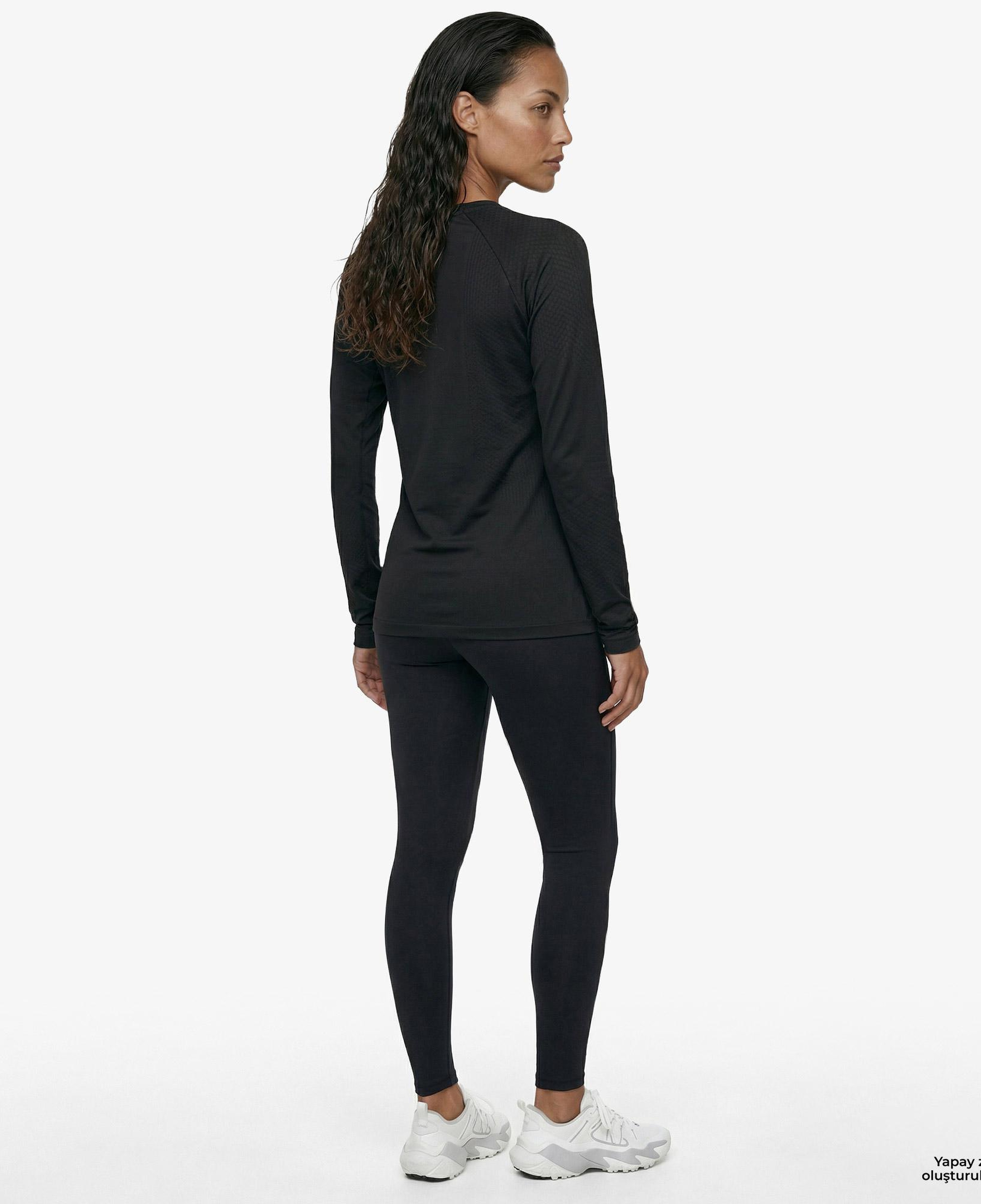 Salomon Sense Aura Kadın Siyah Koşu T-Shirt