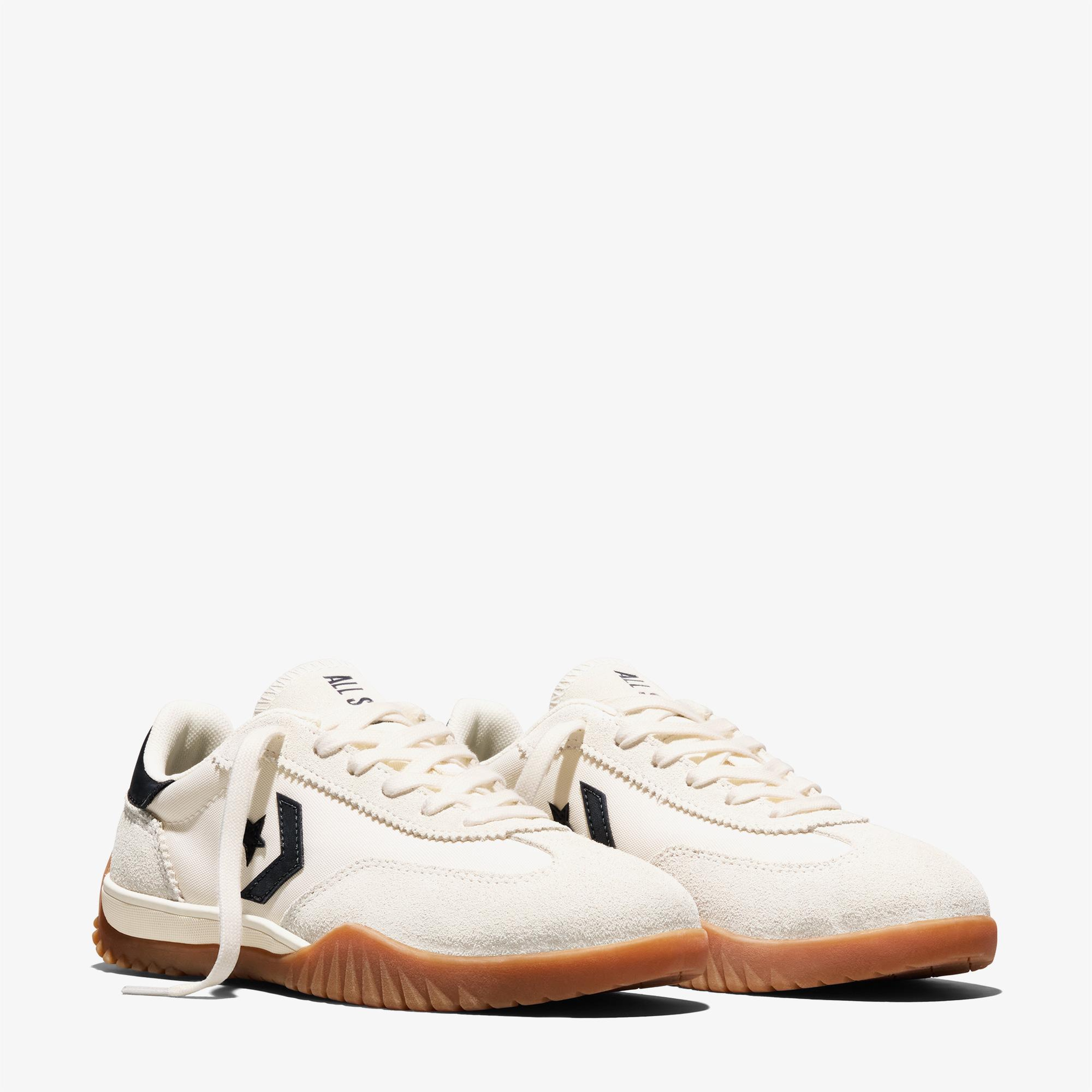 Converse Run Star Trainer Unisex Krem Süet Sneaker
