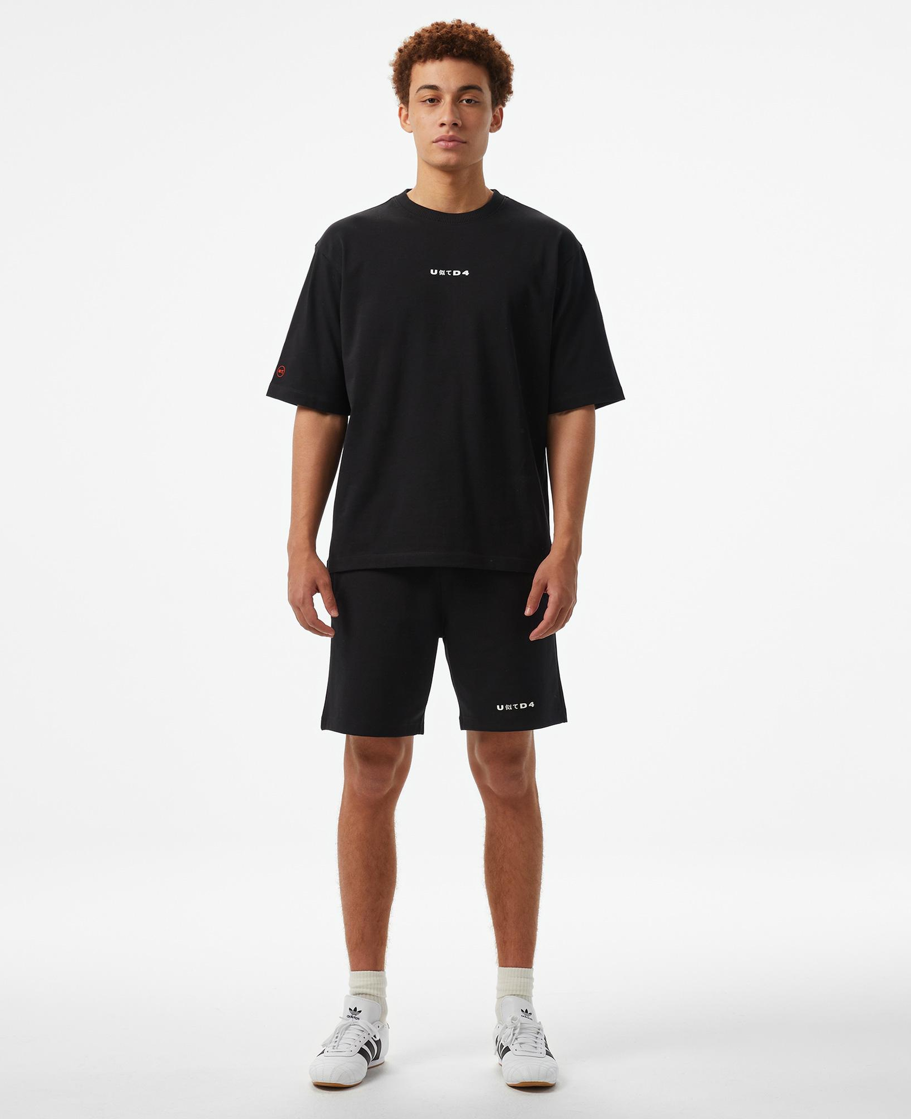 UNITED4 Comfort Erkek Siyah T-Shirt