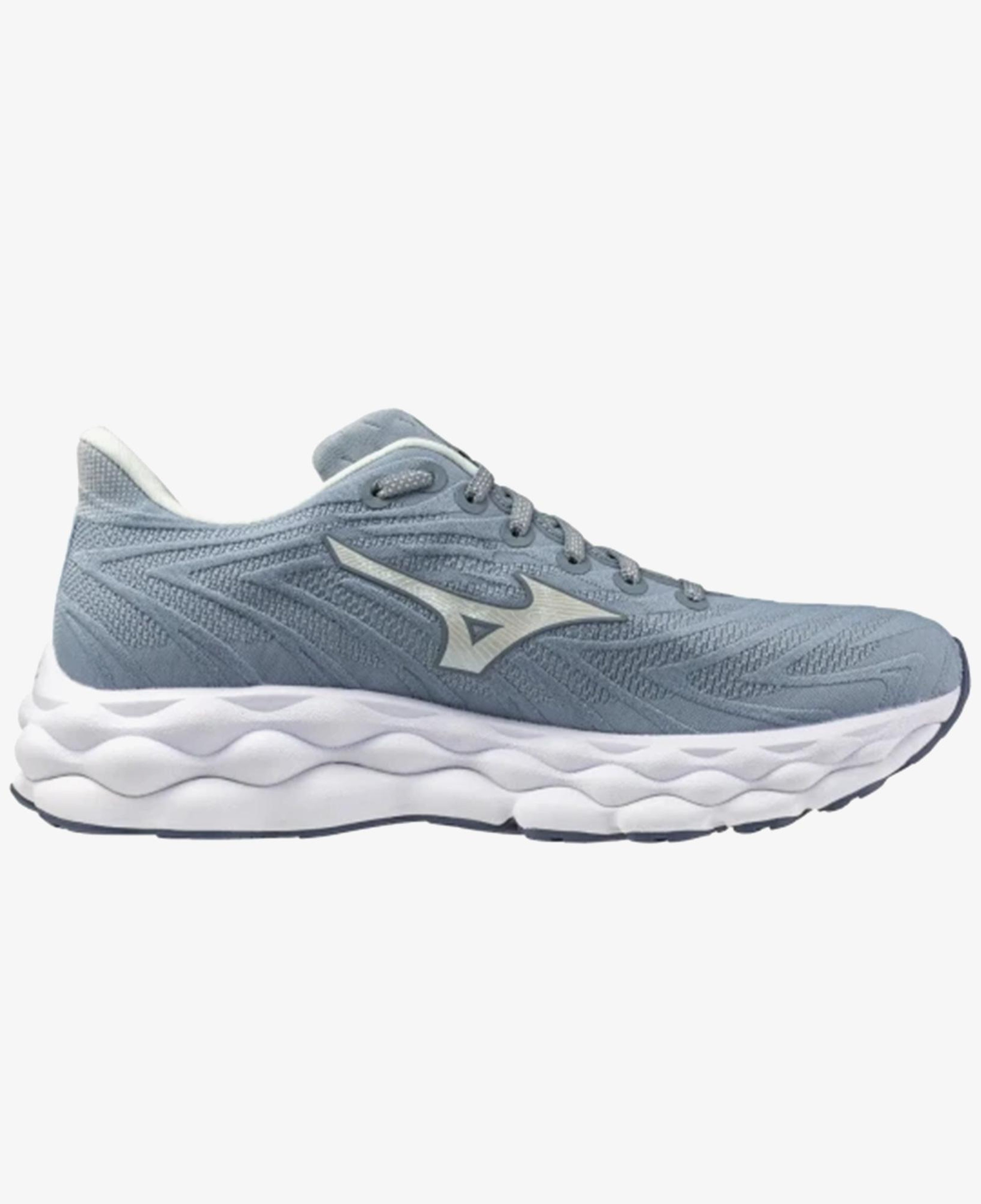 Mizuno Wave Sky 8 Kadın Gri Koşu Ayakkabısı