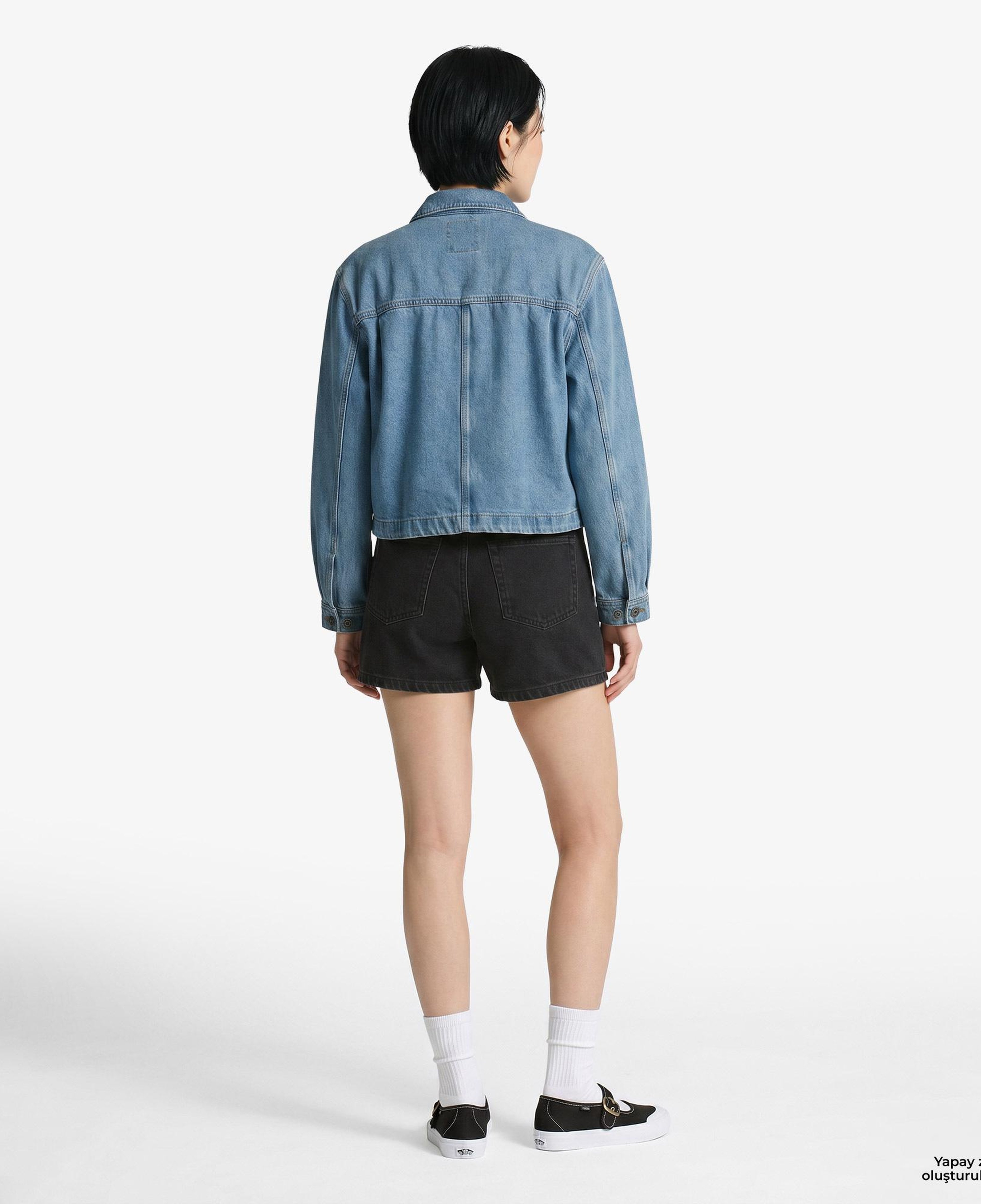 Vans Emily Boxy Workwear Kadın Mavi Ceket