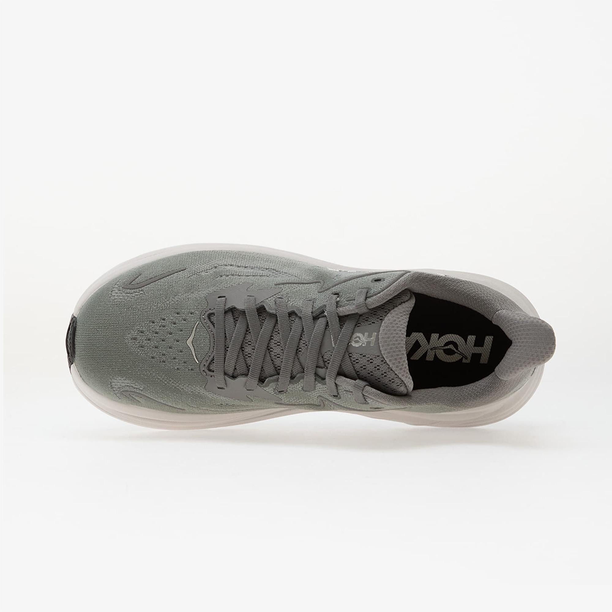 Hoka Clifton 10 Erkek Gri Yol Koşusu Ayakkabısı
