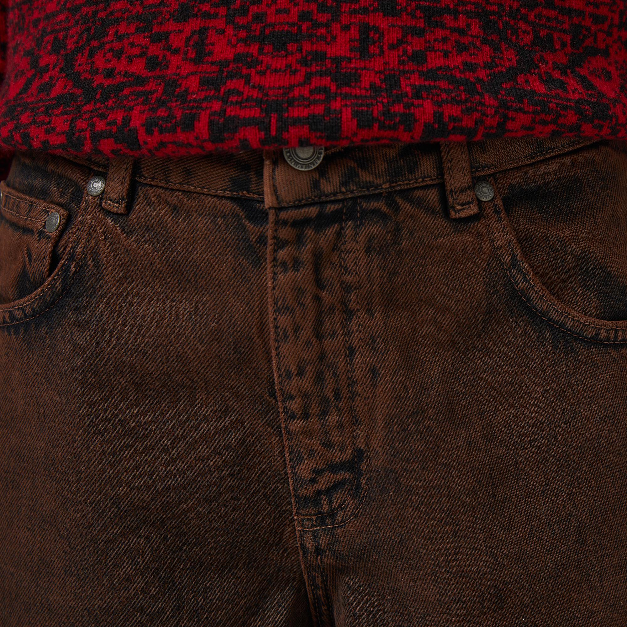 Les Benjamins Regular Fit Kadın Kahverengi Pantolon