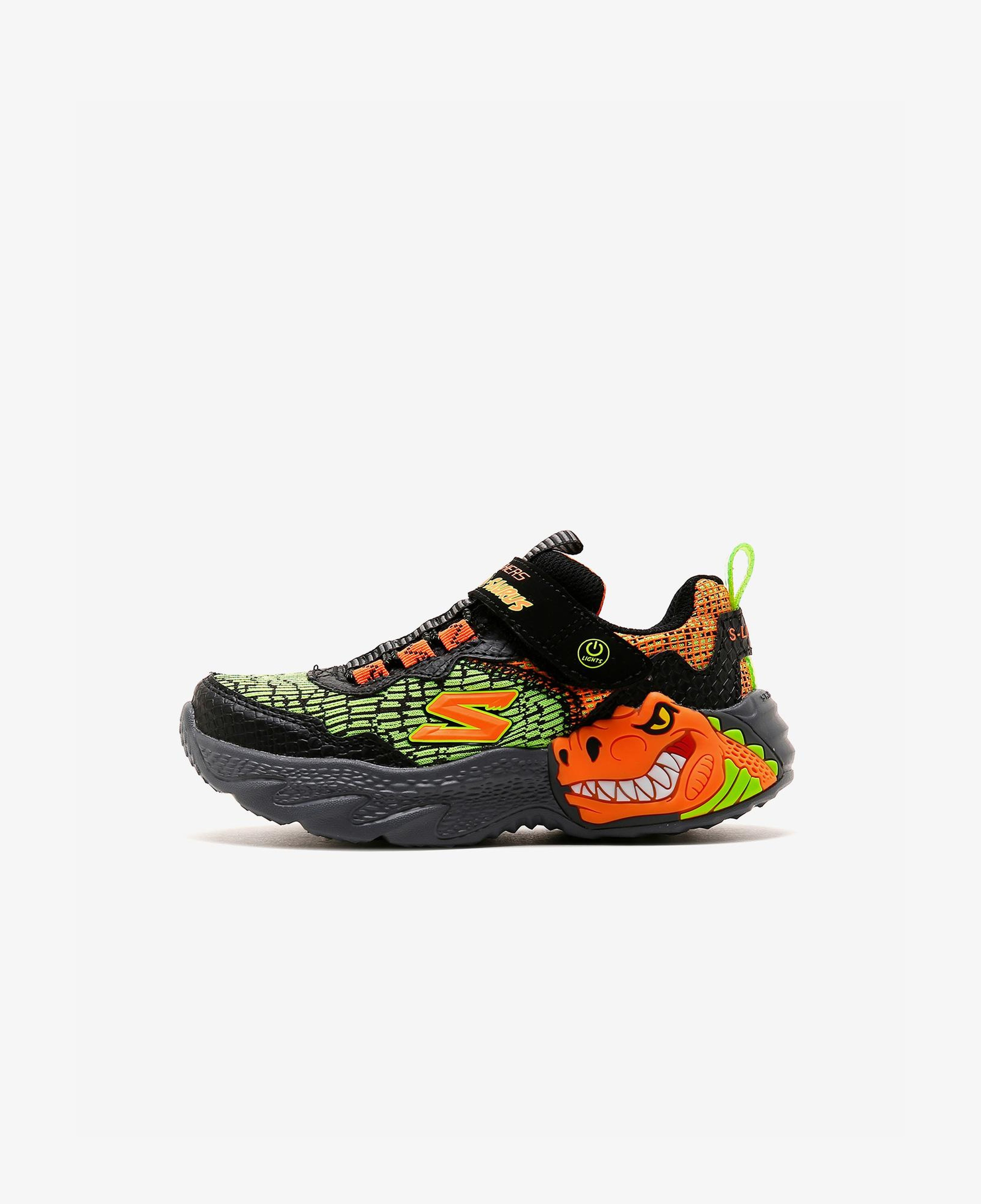 Skechers Dino Lights Çocuk Siyah Işıklı Spor Ayakkabı